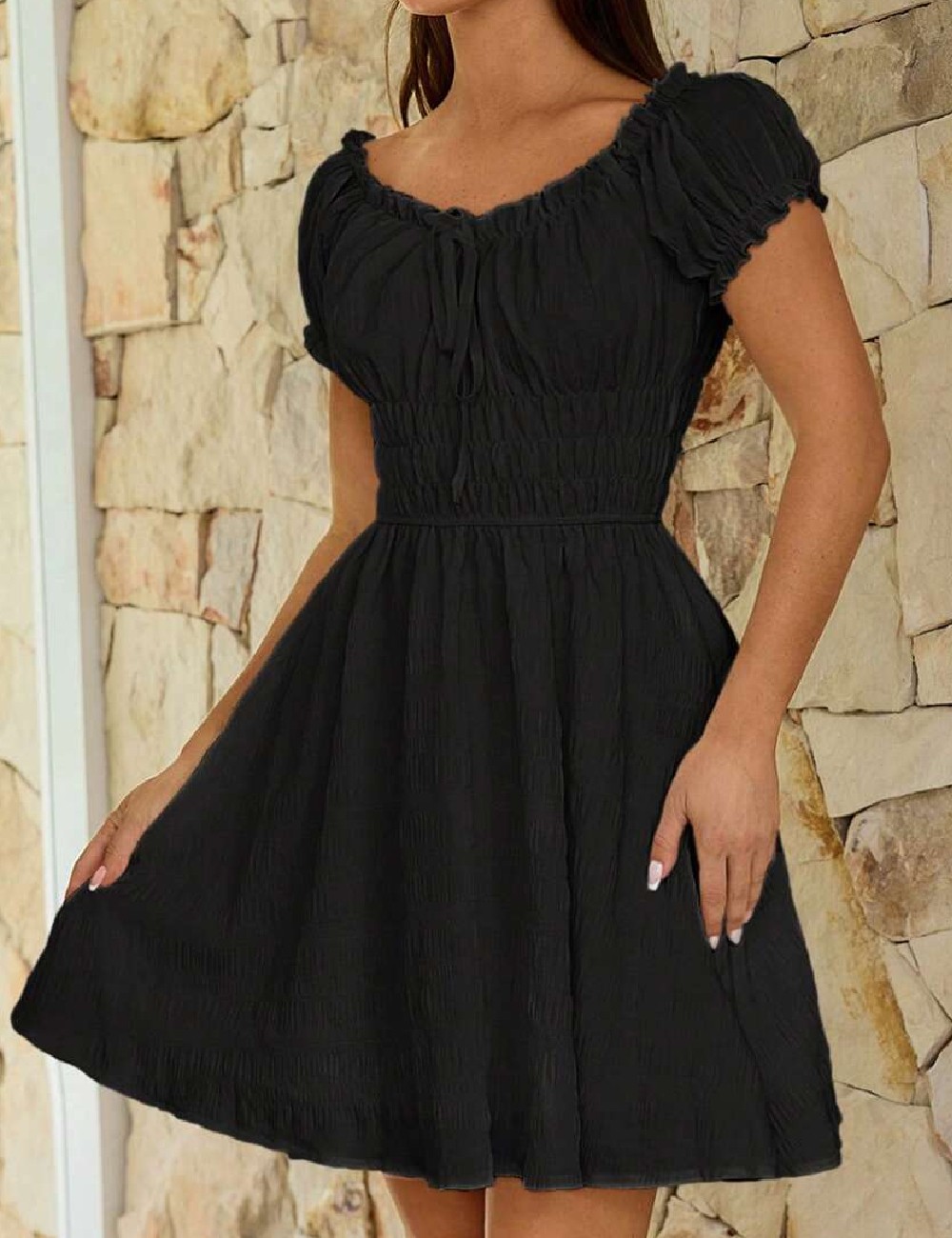 Rochie scurta SHEIN, negru - 1 | YEO