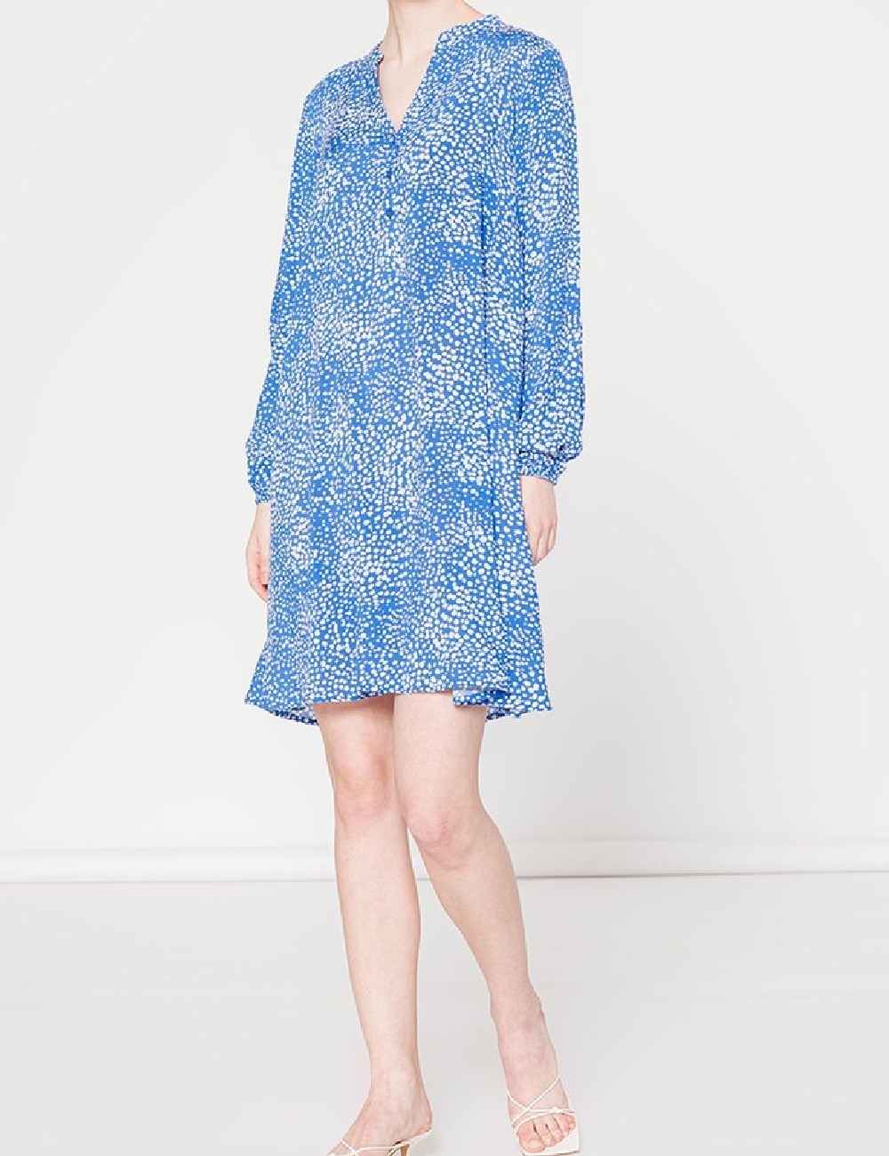 Rochie scurta b.young, albastru - 1 | YEO