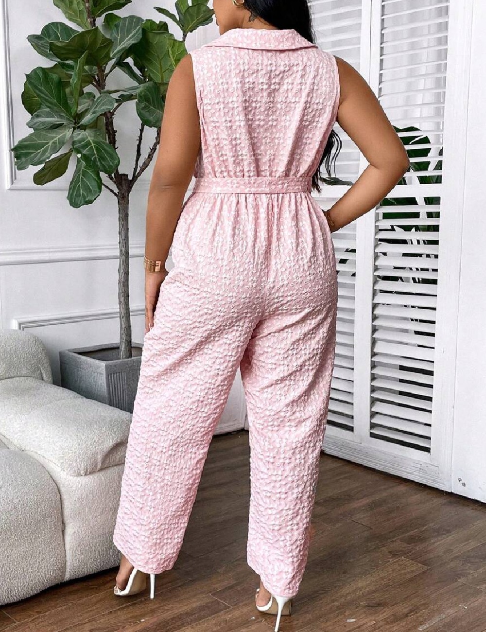 Salopeta SHEIN CURVE, roz - 1 | YEO