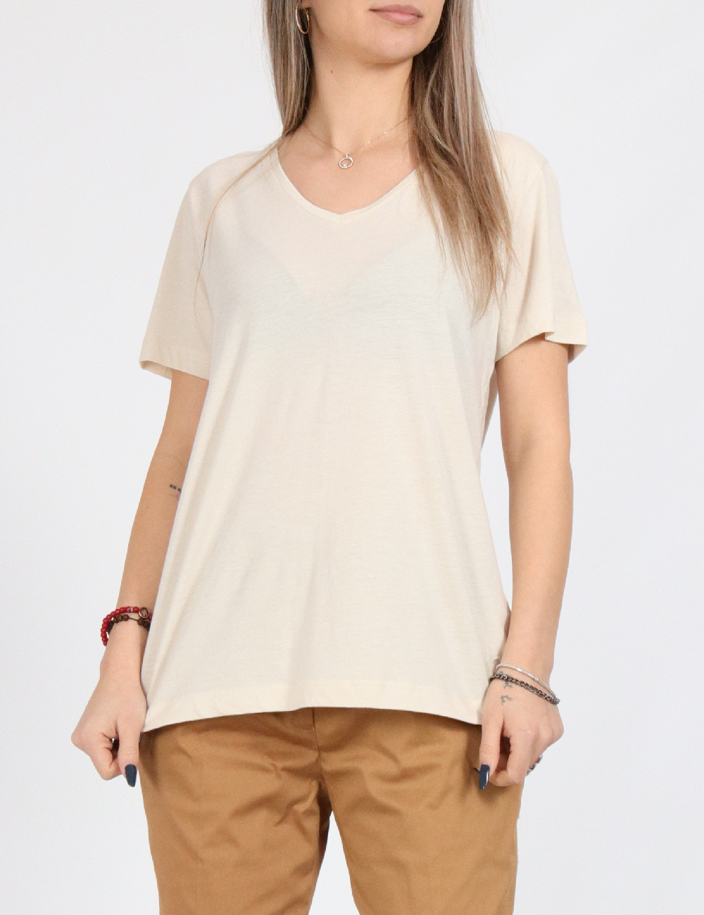 Tricou Cream, crem