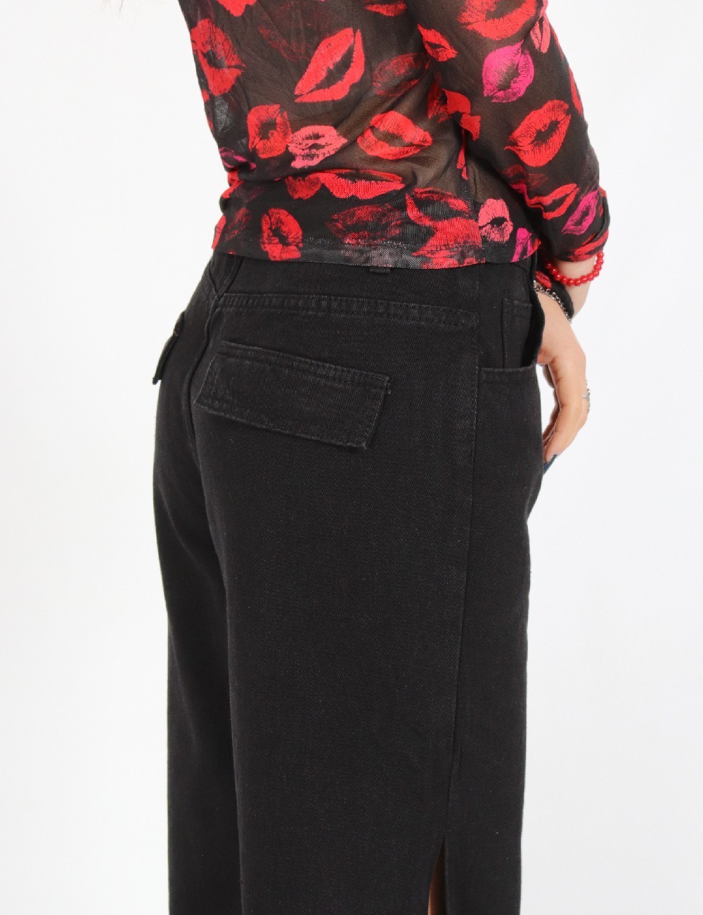 Blugi SHEIN, negru - 1 | YEO