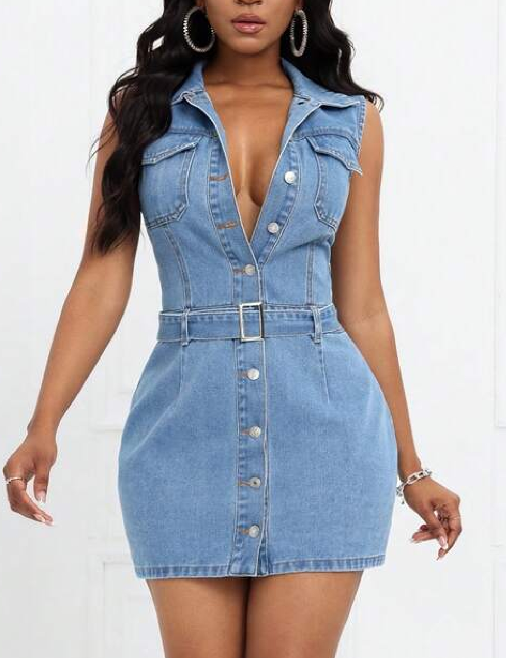 Rochie scurta SHEIN, albastru