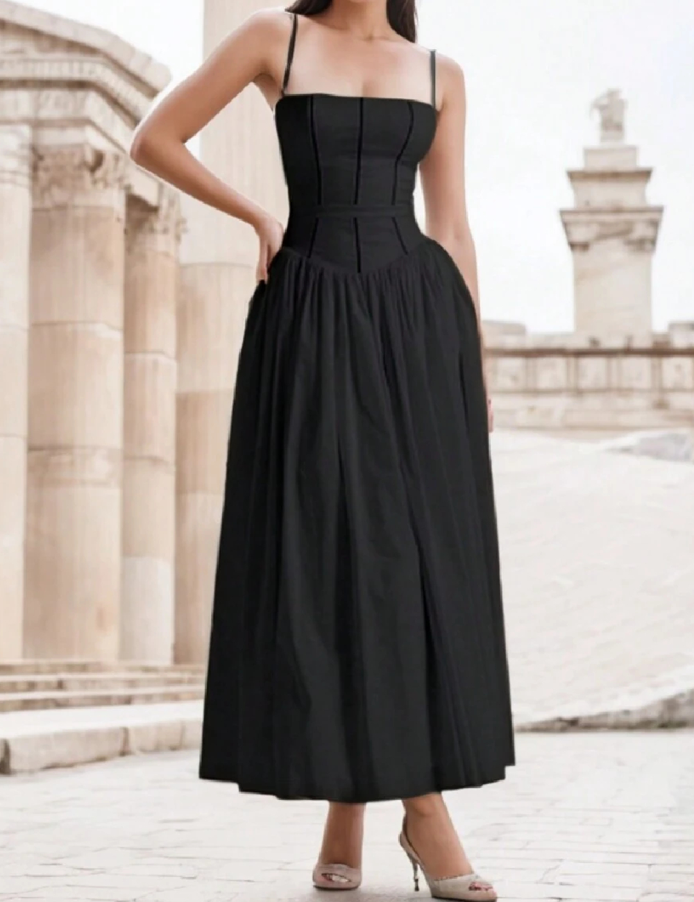 Rochie lunga SHEIN, negru