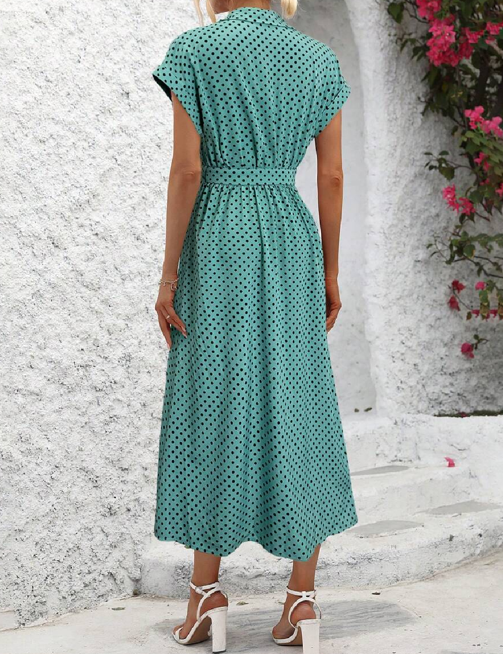 Rochie lunga SHEIN, turcoaz - 1 | YEO