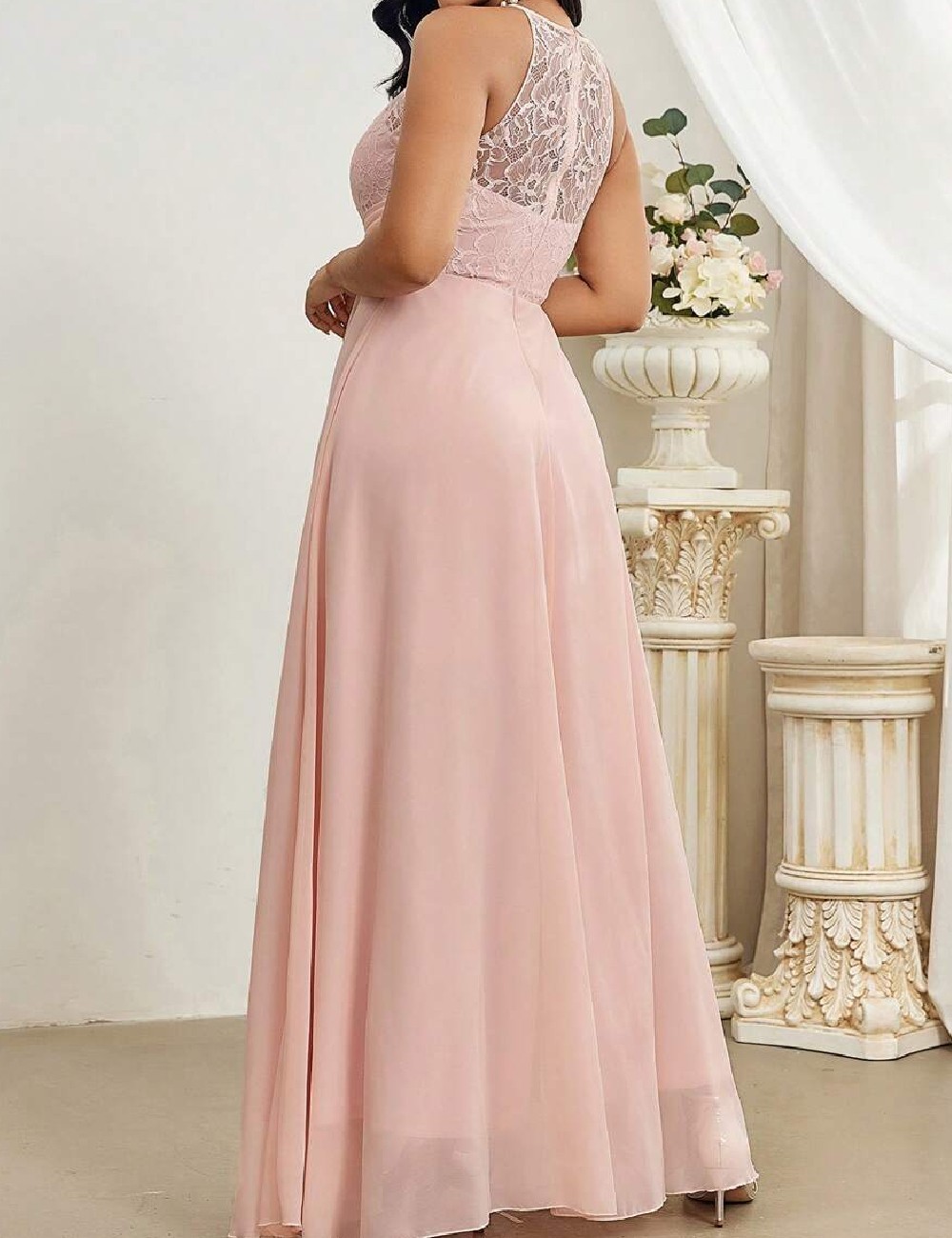 Rochie lunga SHEIN, roz - 1 | YEO