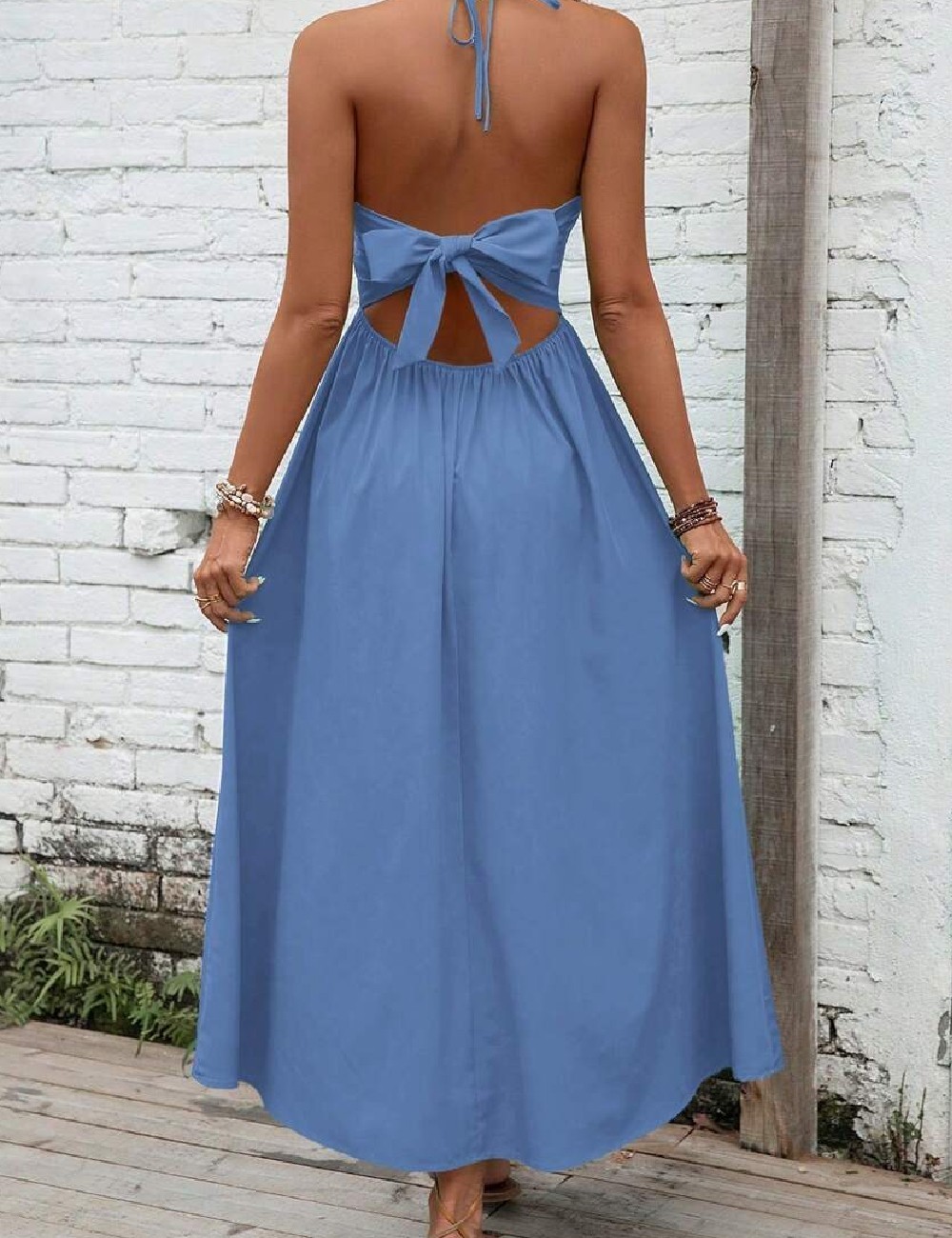 Rochie lunga SHEIN, albastru - 1 | YEO