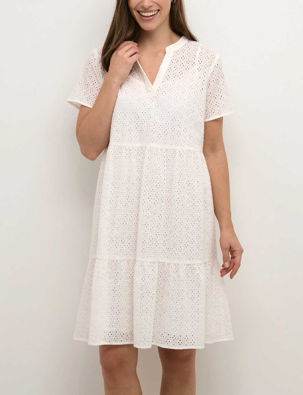 Rochie scurta Culture, alb