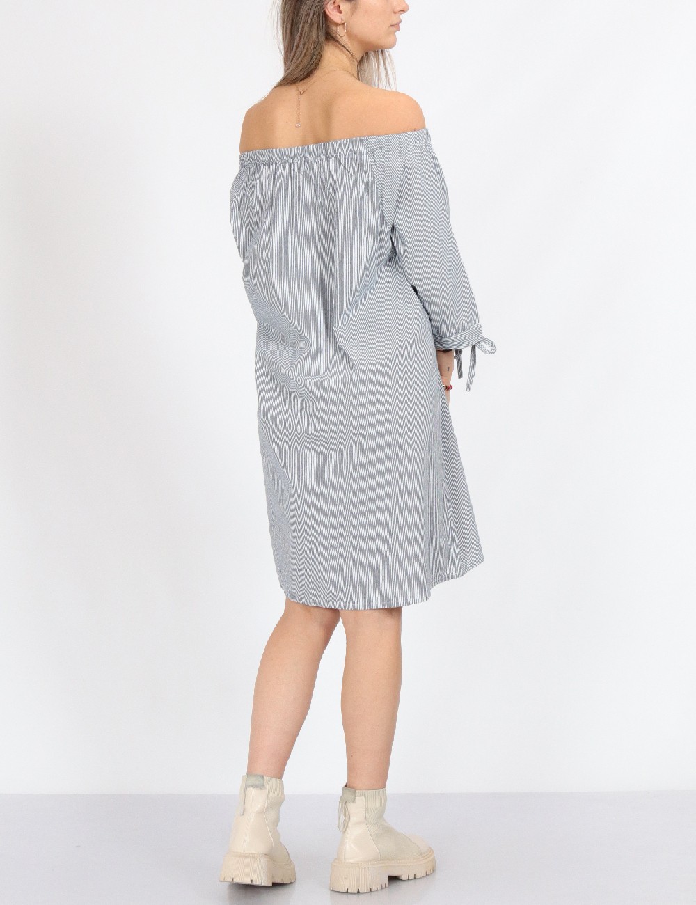 Rochie scurta Blendshe, albastru - 1 | YEO