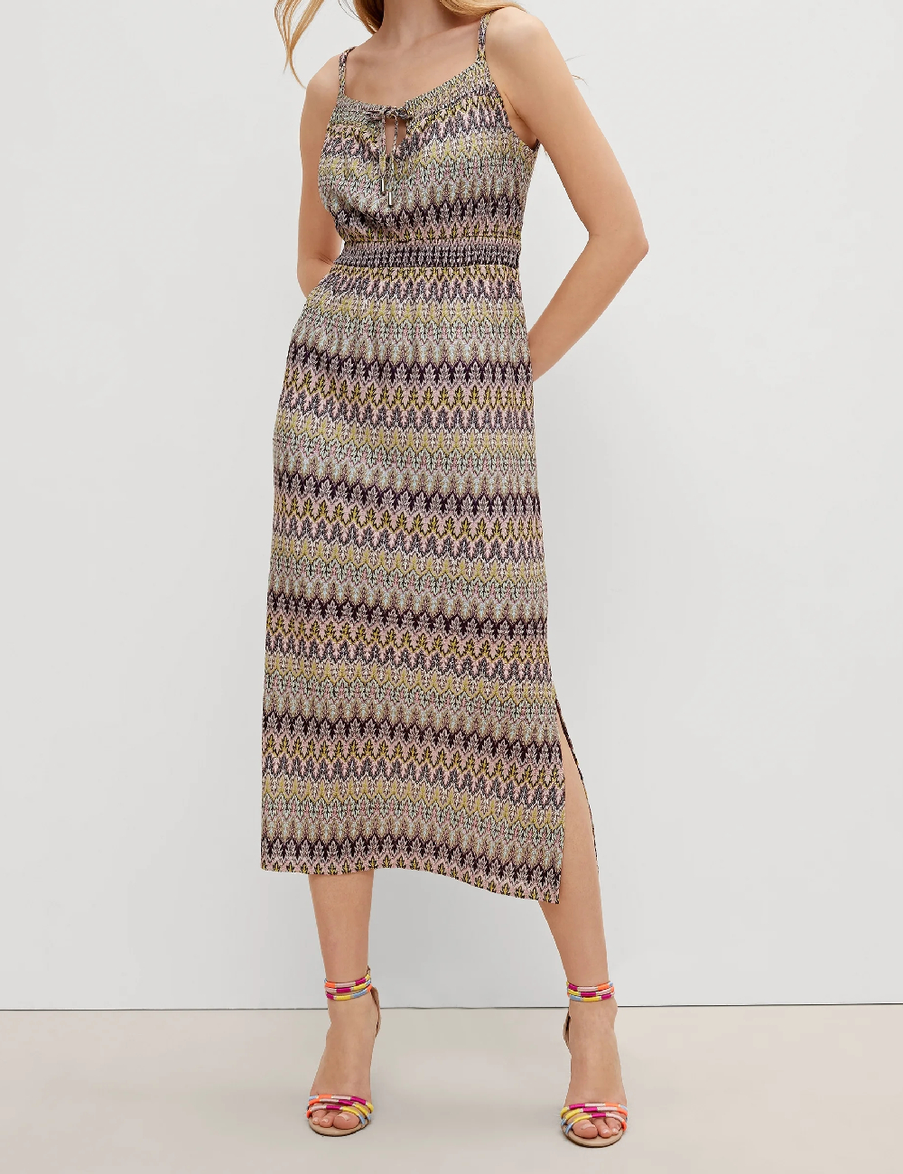 Rochie medie Comma, mix culori