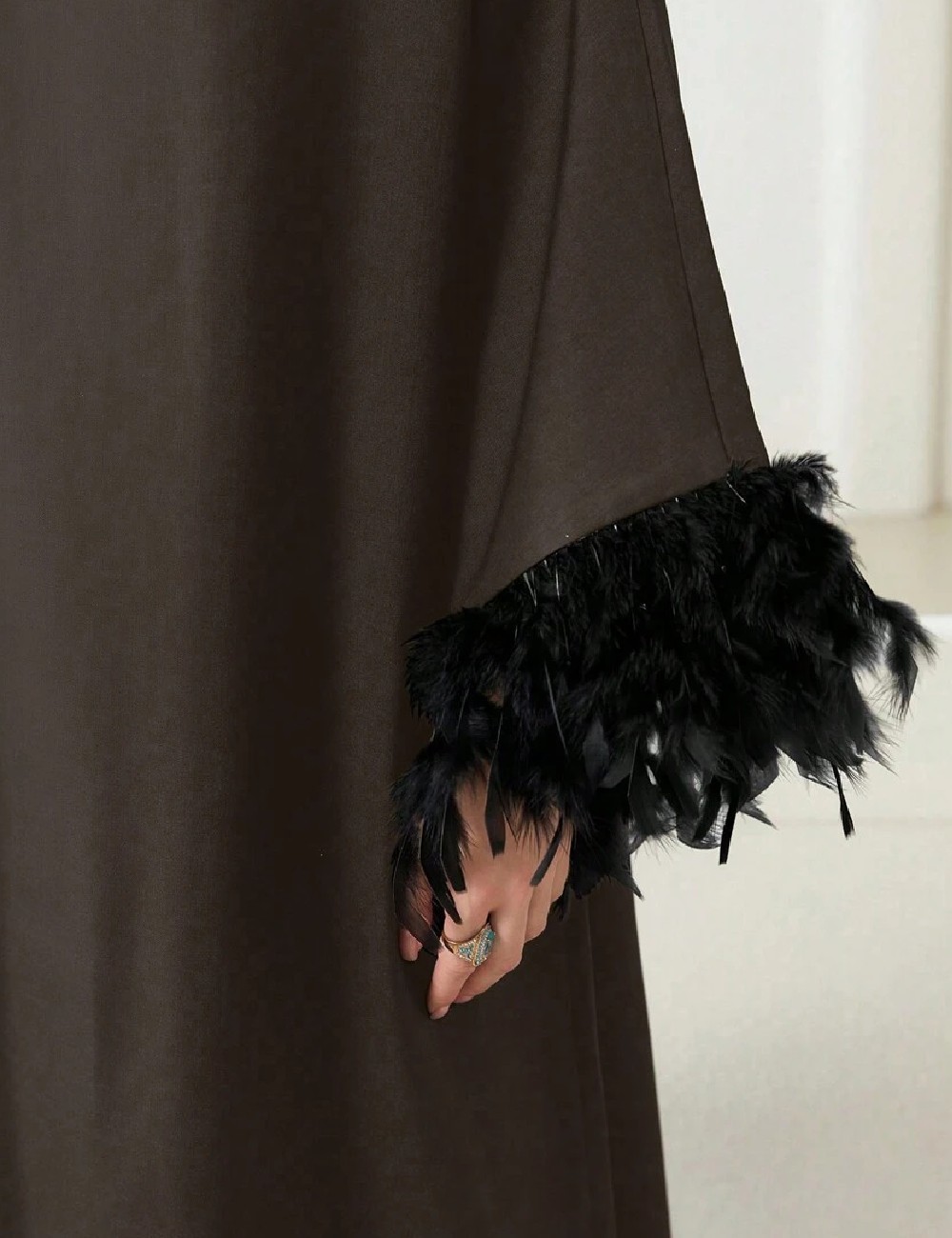 Rochie lunga SHEIN, maro - 1 | YEO