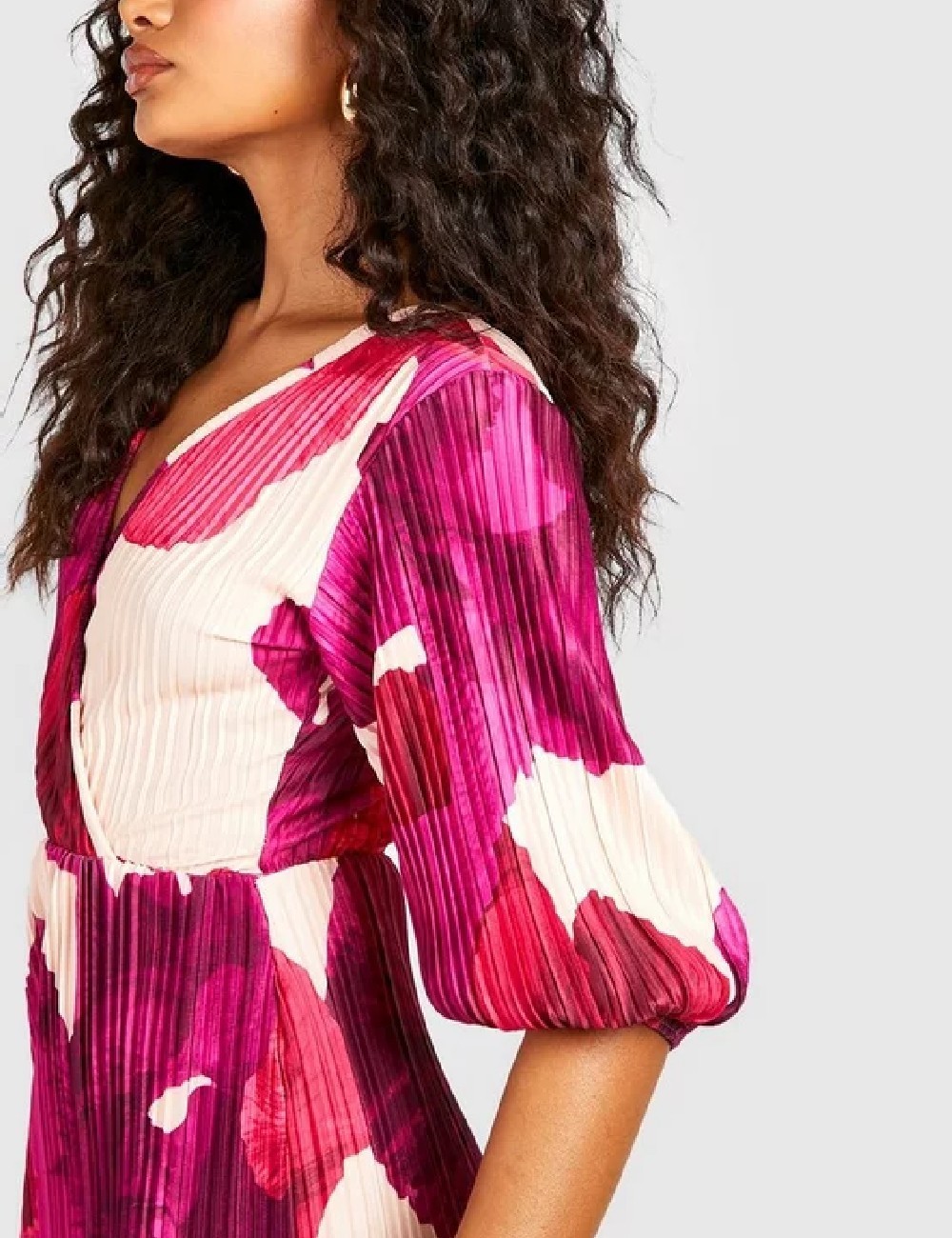 Rochie medie Boohoo, roz - 1 | YEO