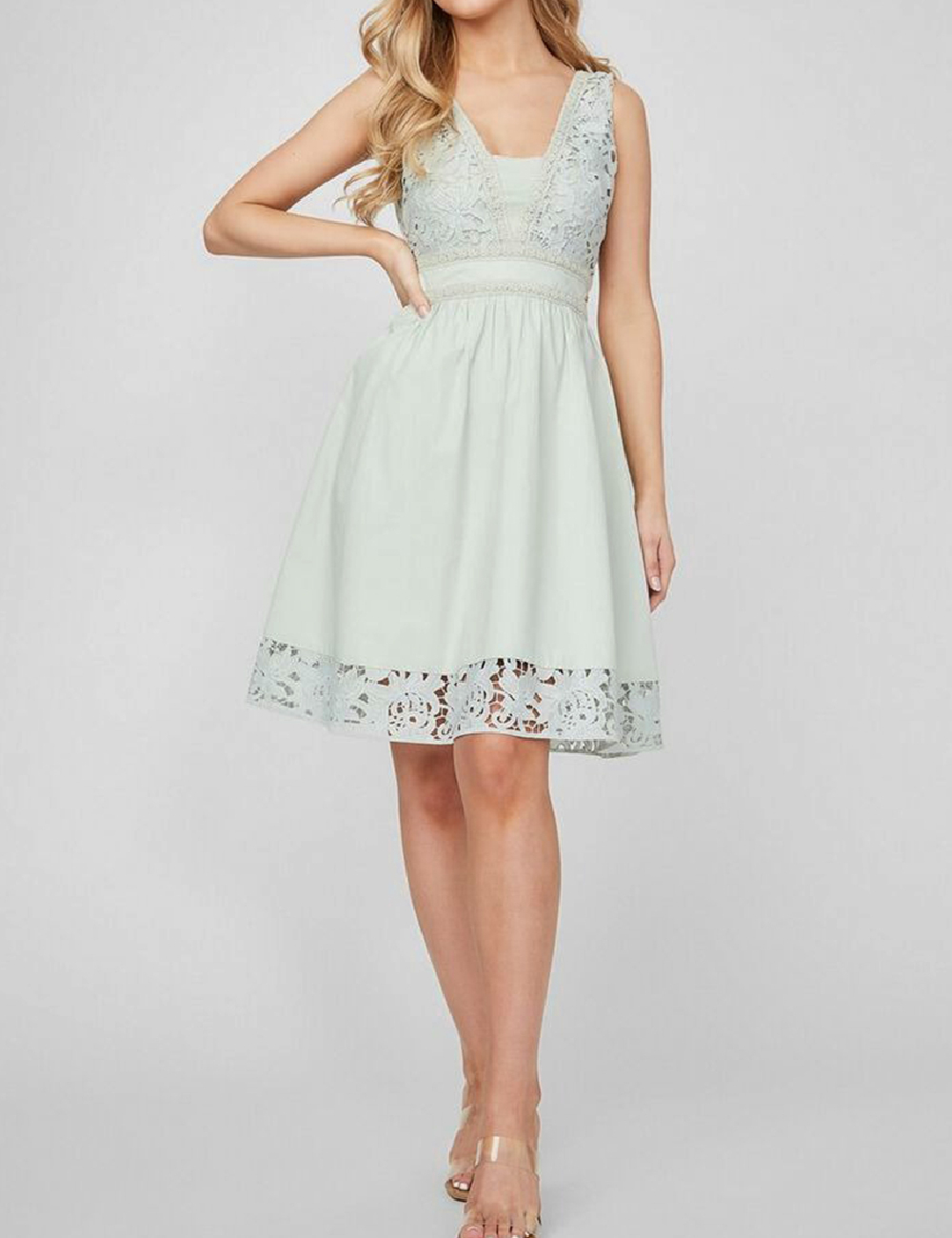 Rochie scurta Guess, verde