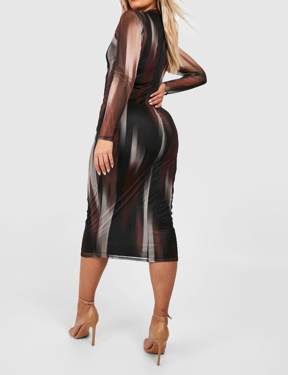 Rochie medie Boohoo Plus Size, mix culori - 1 | YEO