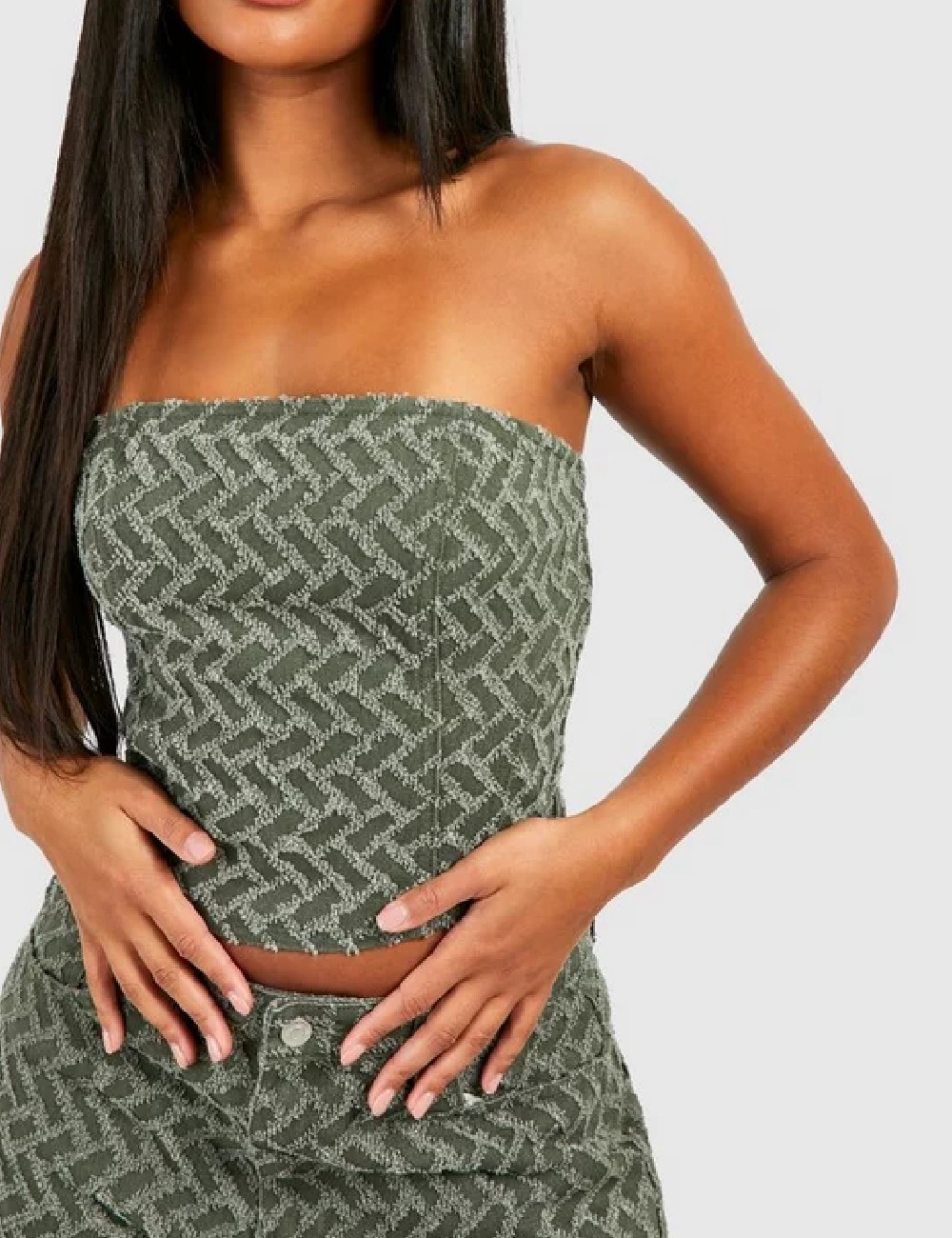 Top Boohoo, verde - 1 | YEO
