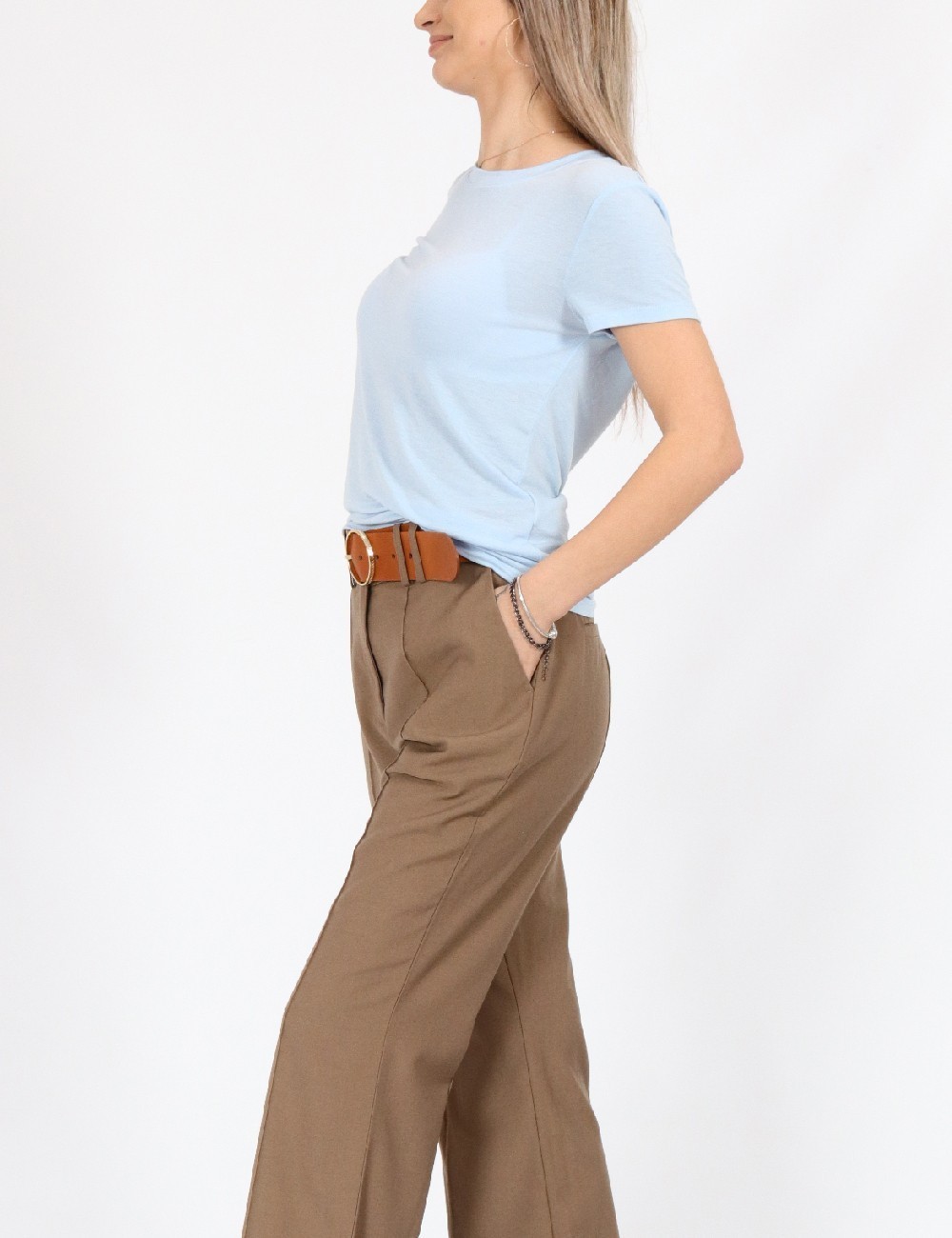 Tricou Pieces, albastru - 1 | YEO