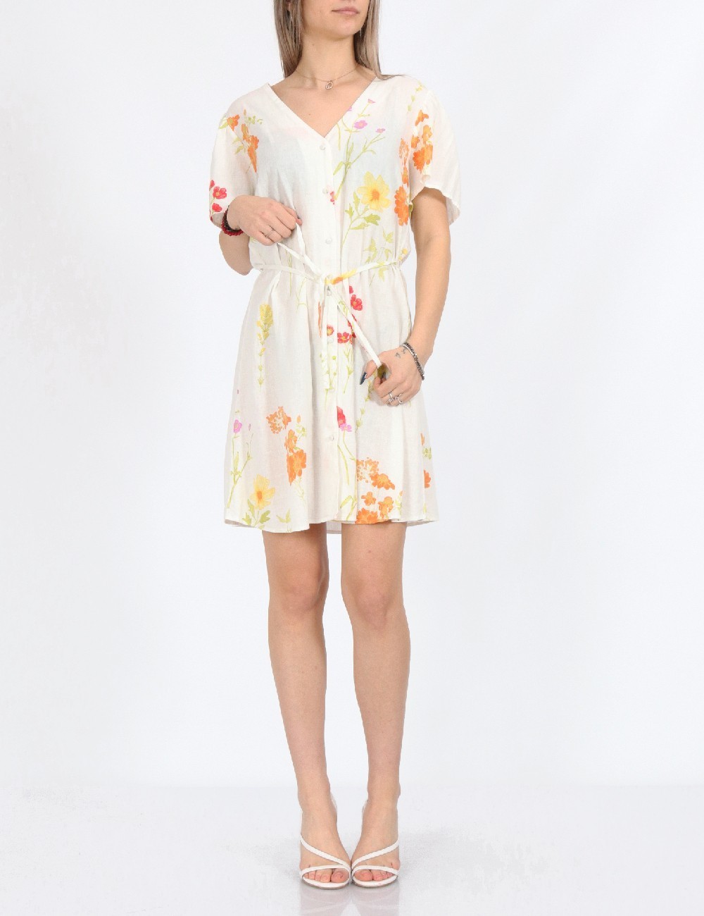 Rochie scurta Vero Moda, alb - 1 | YEO