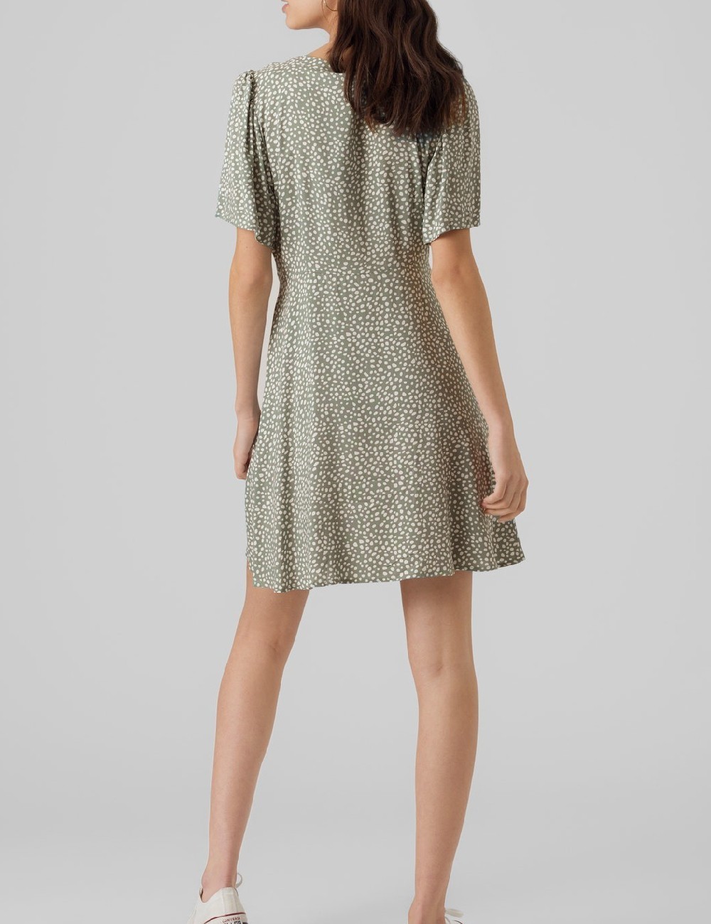 Rochie scurta Vero Moda, verde - 1 | YEO