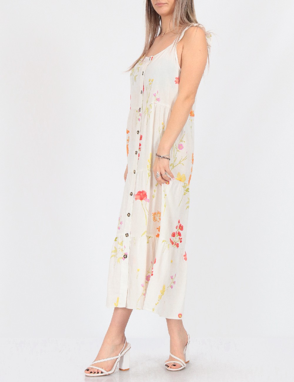 Rochie medie Vero Moda, alb - 1 | YEO
