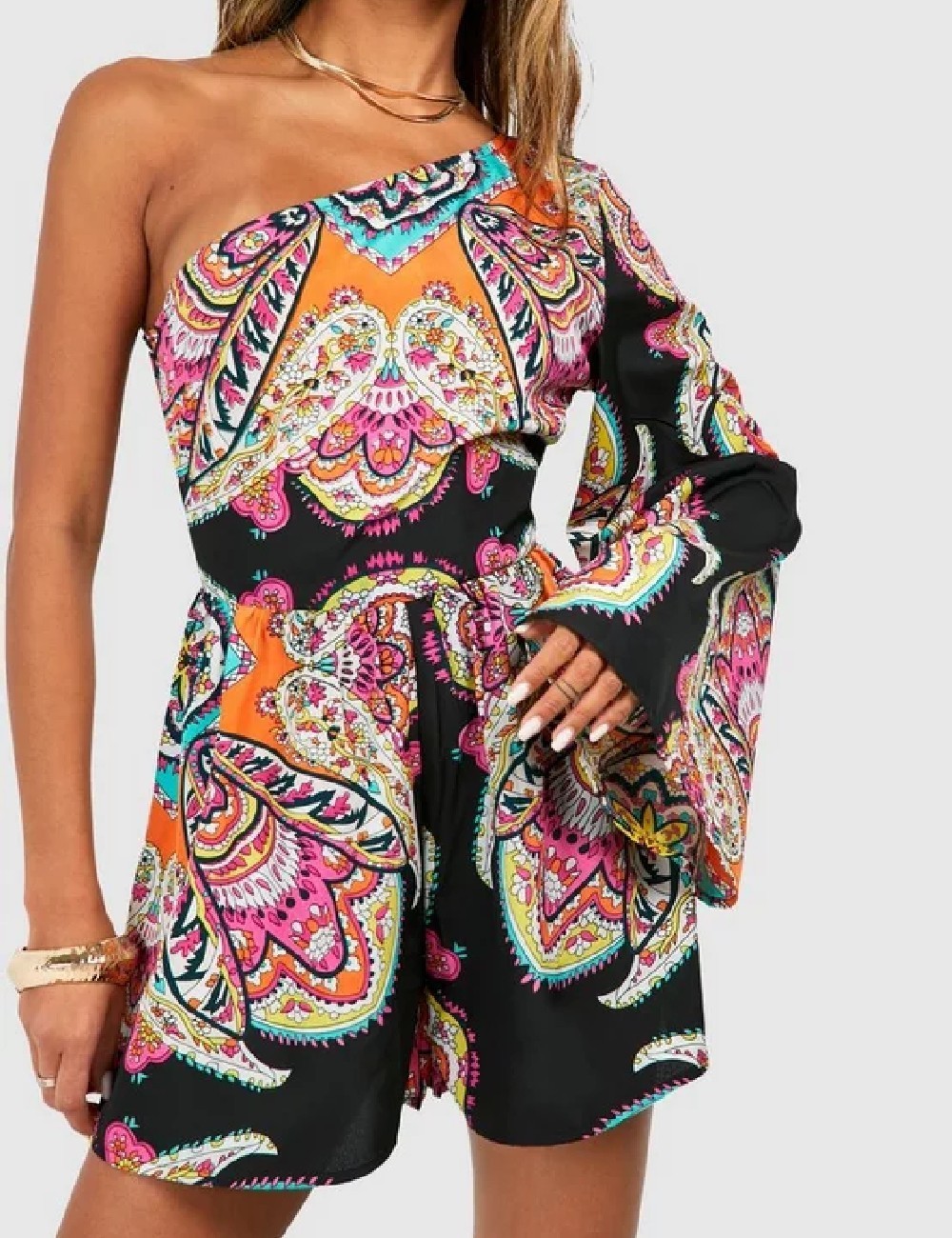 Salopeta Boohoo, mix culori - 1 | YEO
