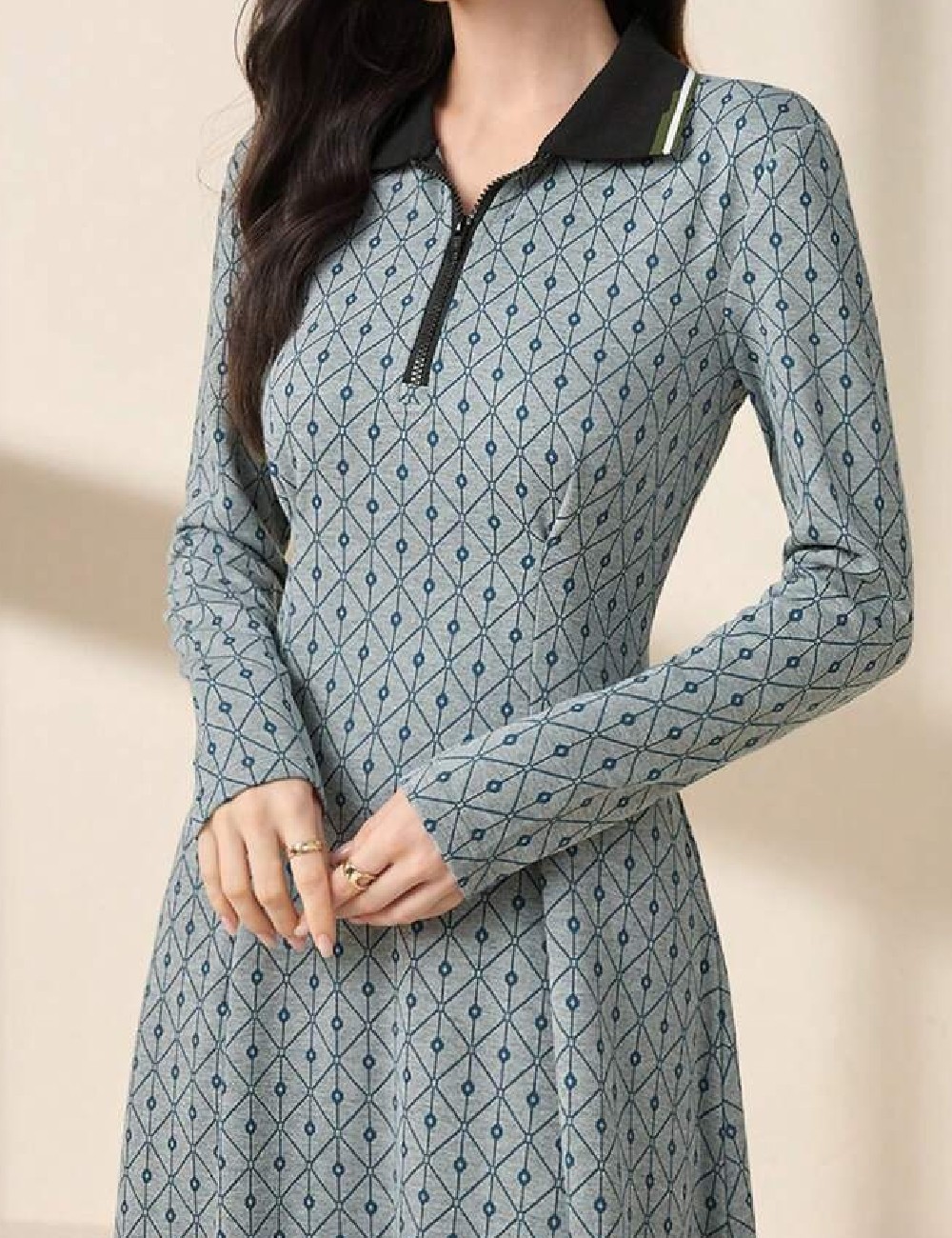 Rochie medie SHEIN, gri - 1 | YEO