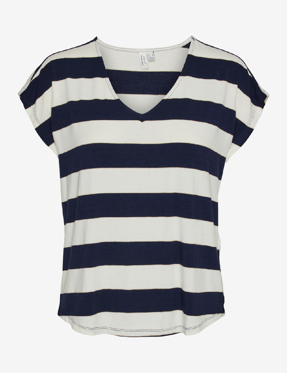 Tricou Vero Moda, bleumarin/alb - 1 | YEO