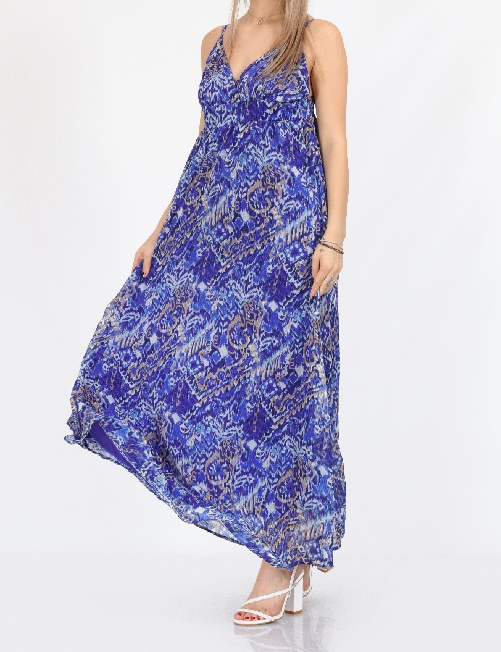 Rochie lunga Only, albastru - 1 | YEO
