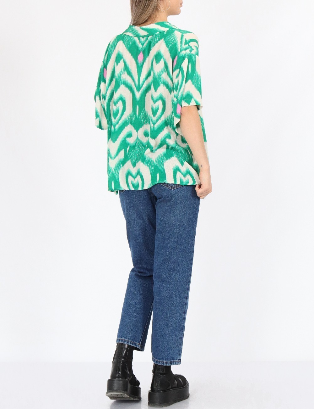 Camasa Vero Moda, verde - 1 | YEO