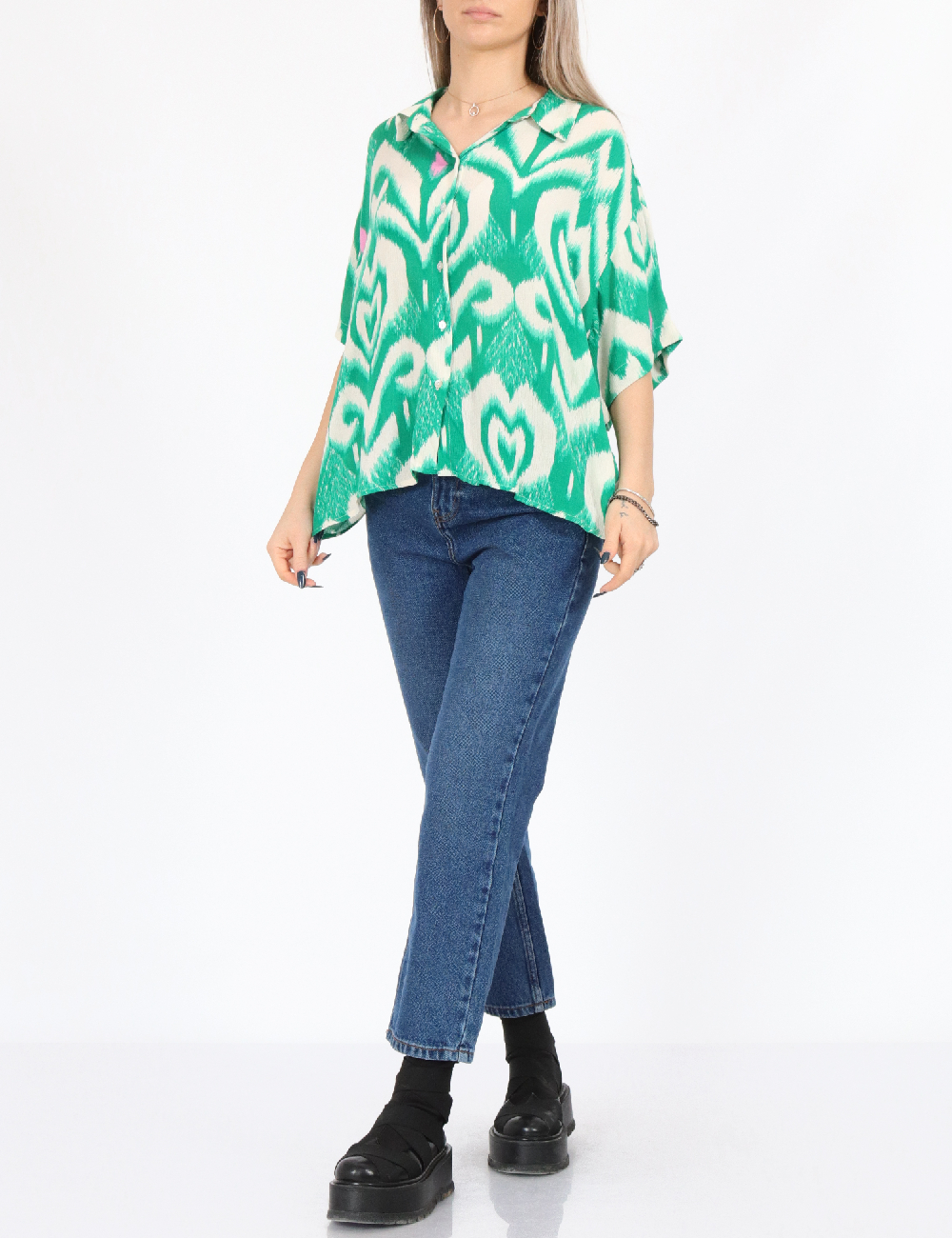 Camasa Vero Moda, verde