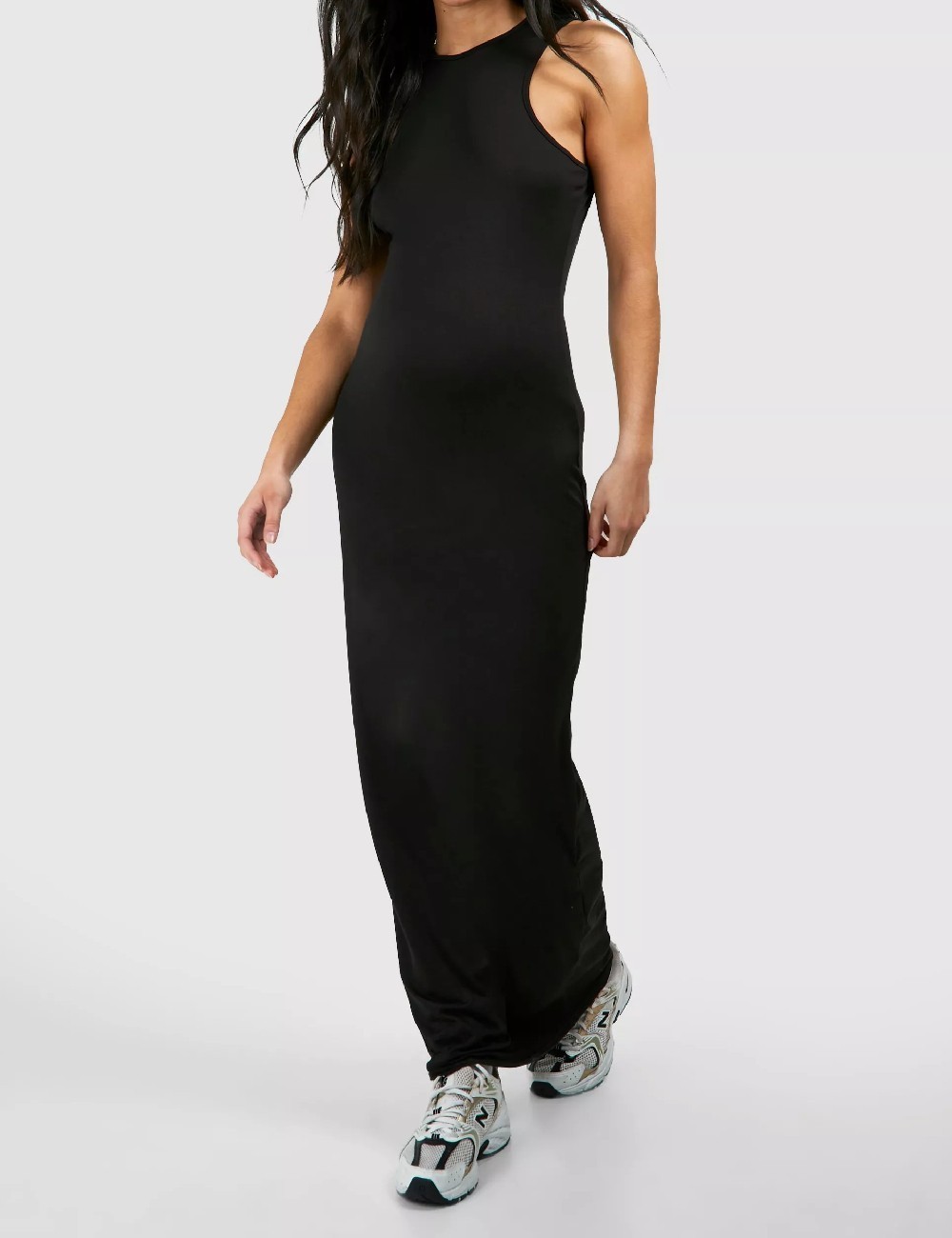 Rochie lunga Boohoo maternity, negru - 1 | YEO