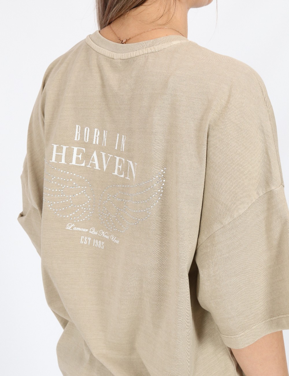 Tricou Only, bej - 1 | YEO