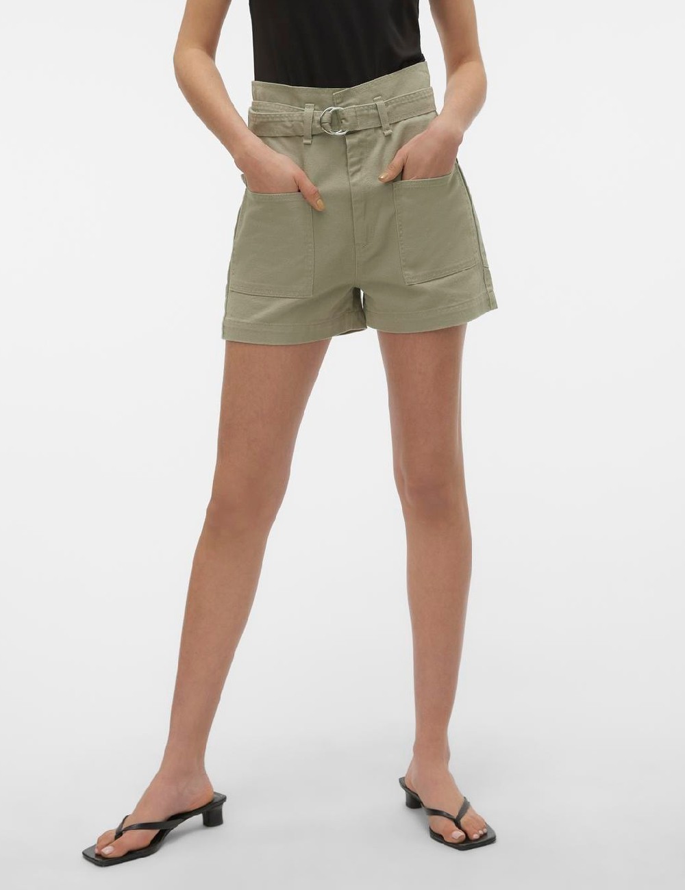 Pantaloni scurti Vero Moda, verde - 1 | YEO
