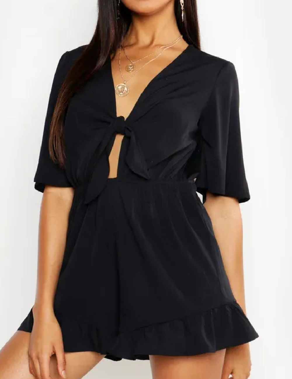 Salopeta Boohoo, negru