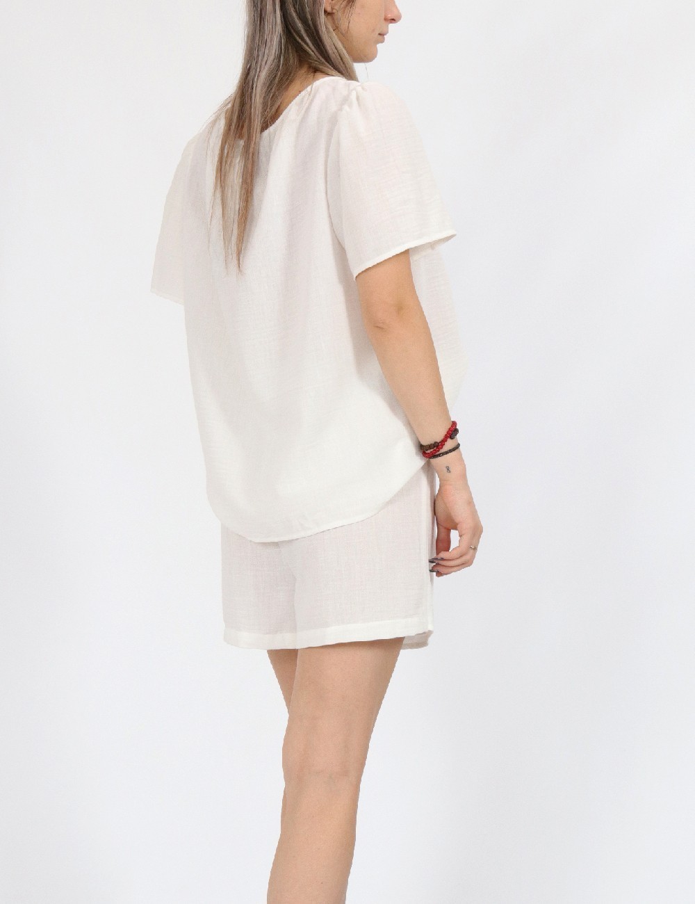 Fusta pantalon Vero Moda, alb - 1 | YEO