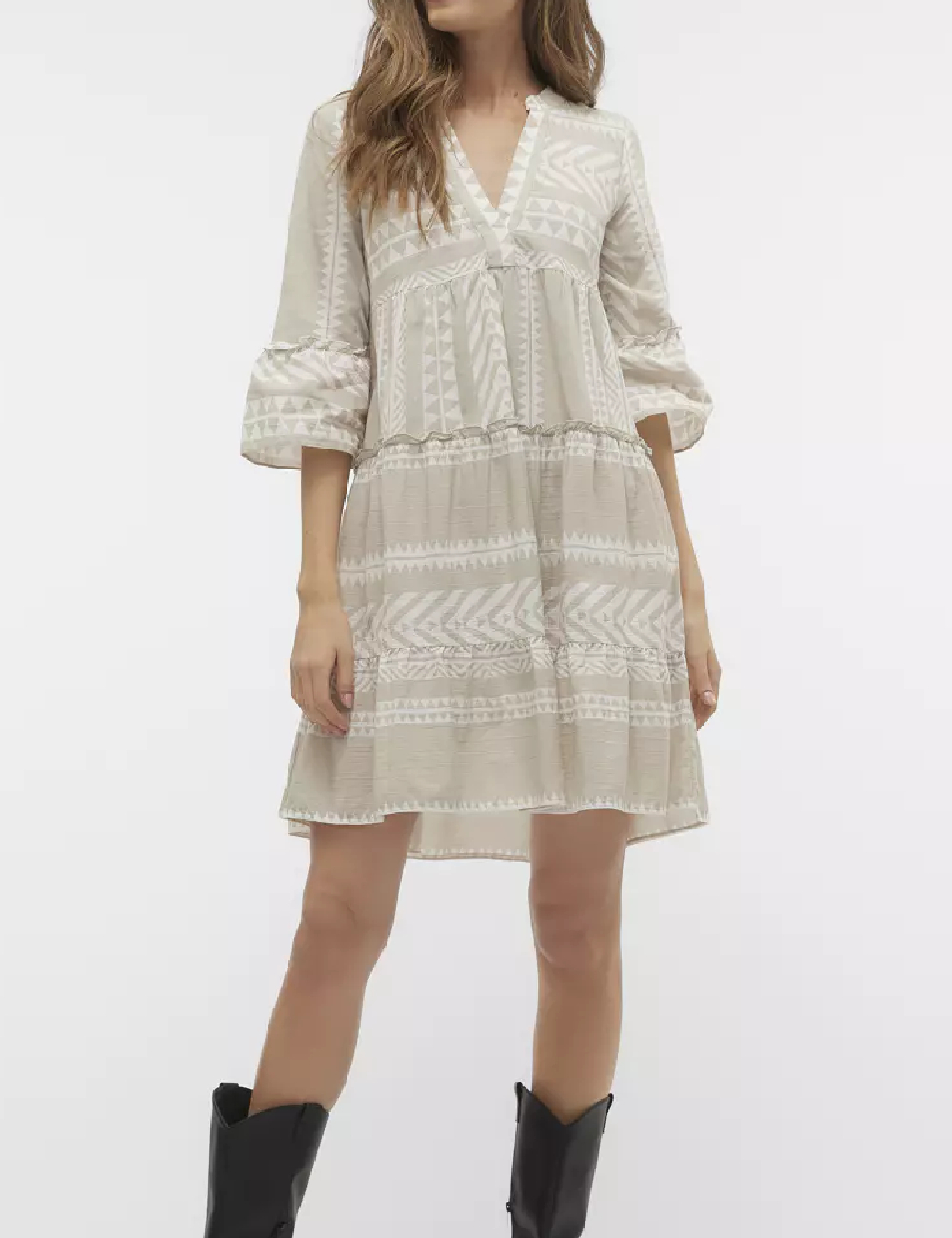 Rochie scurta Vero Moda, bej