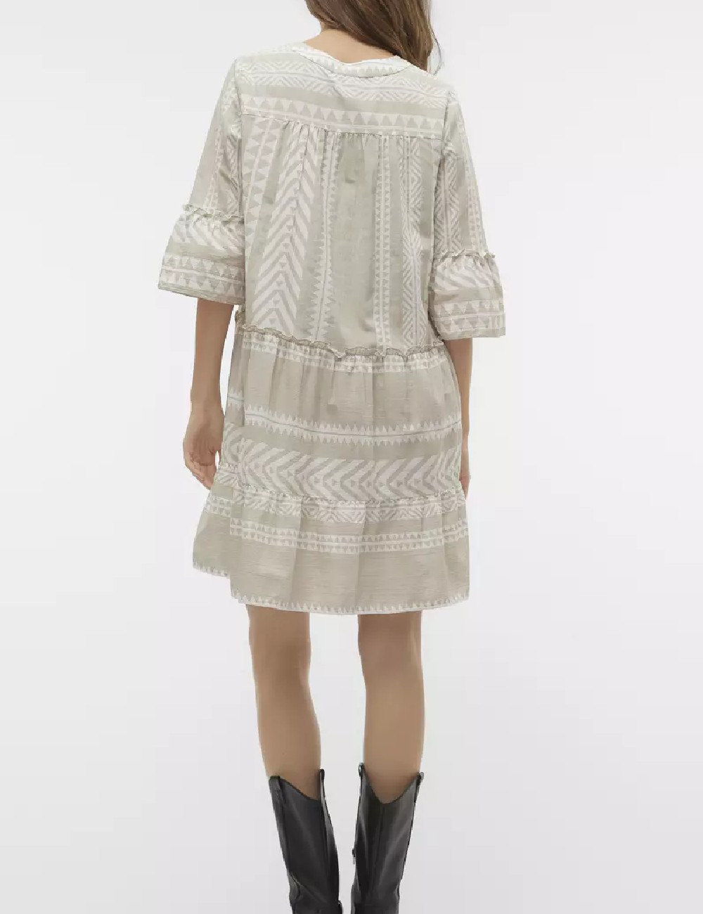 Rochie scurta Vero Moda, bej - 1 | YEO