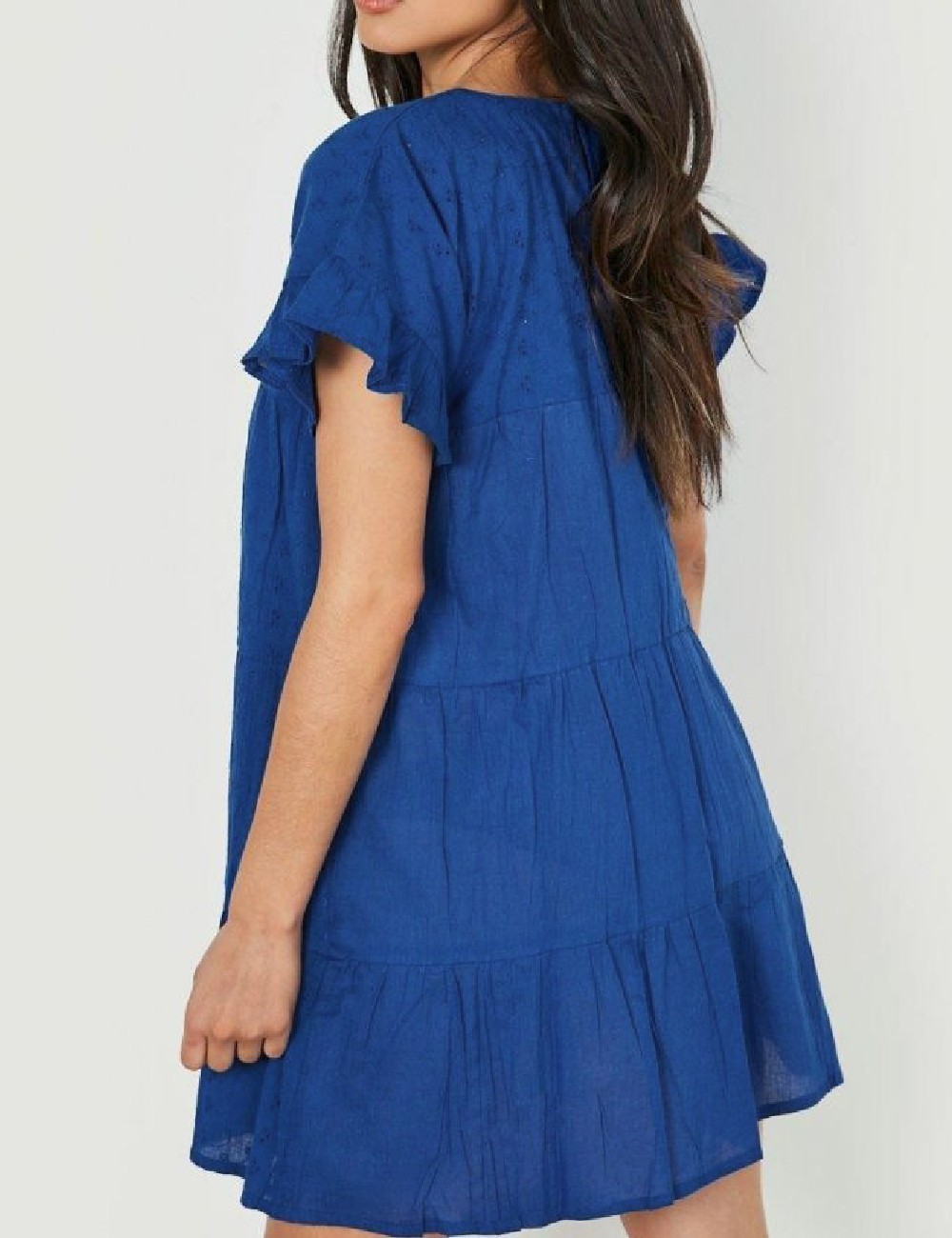 Rochie scurta Boohoo, albastru - 1 | YEO