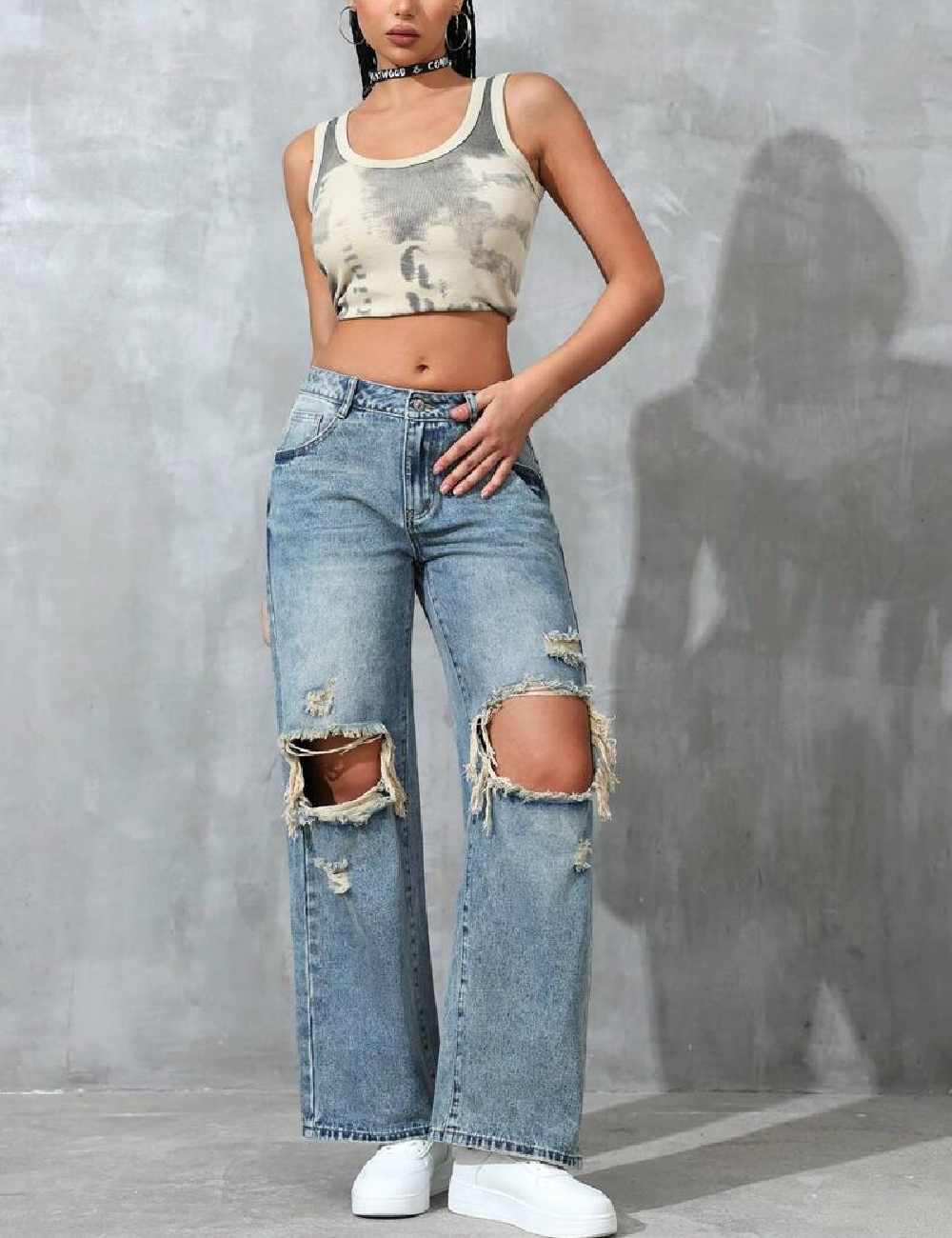 Blugi SHEIN, albastru