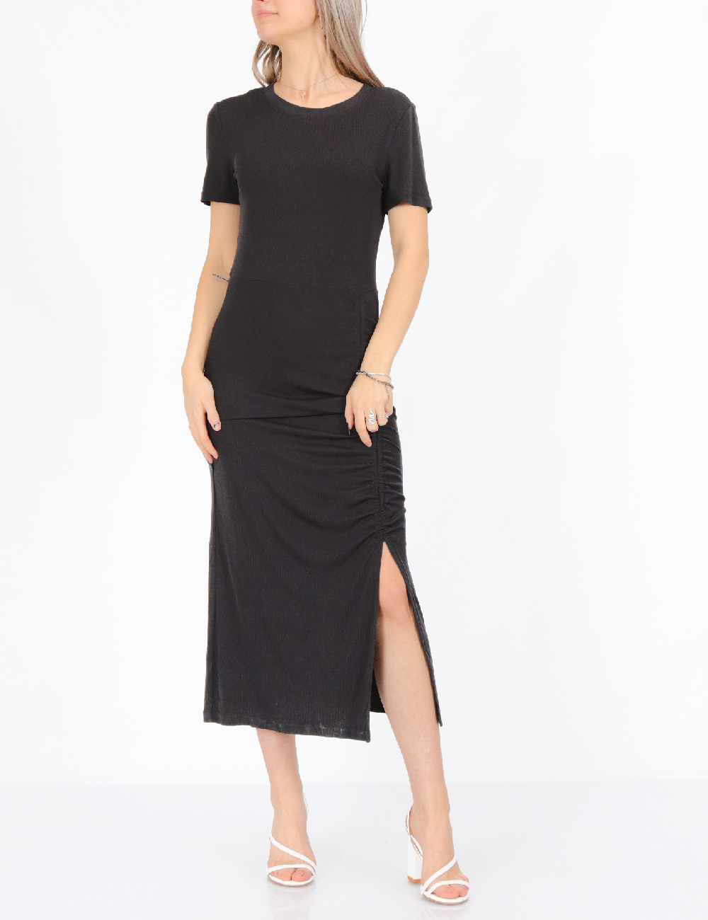 Rochie medie Vero Moda, gri