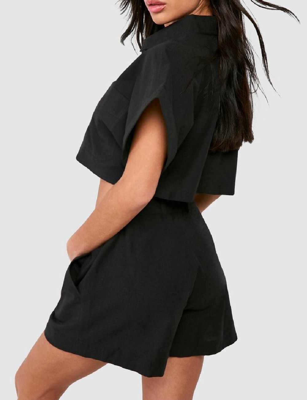 Top Boohoo, negru - 1 | YEO