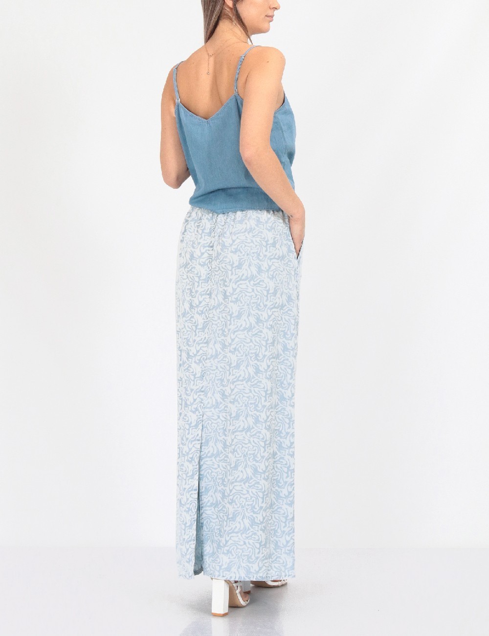 Fusta Vero Moda, albastru - 1 | YEO