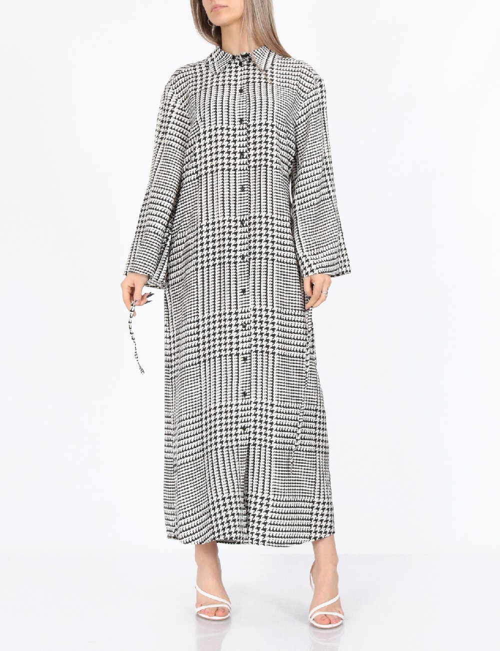 Rochie medie Jacqueline de Yong, alb/negru - 1 | YEO