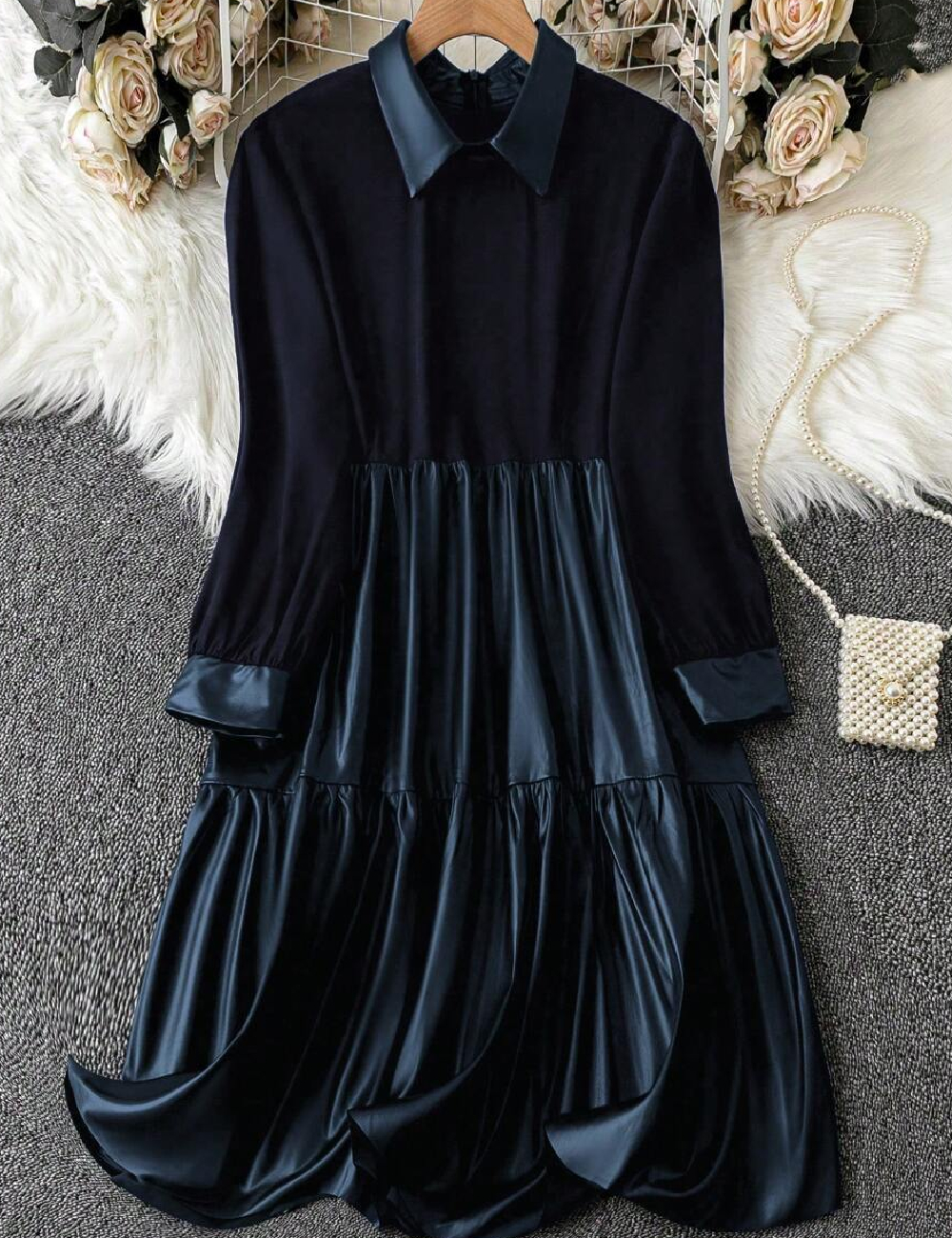 Rochie medie SHEIN, albastru