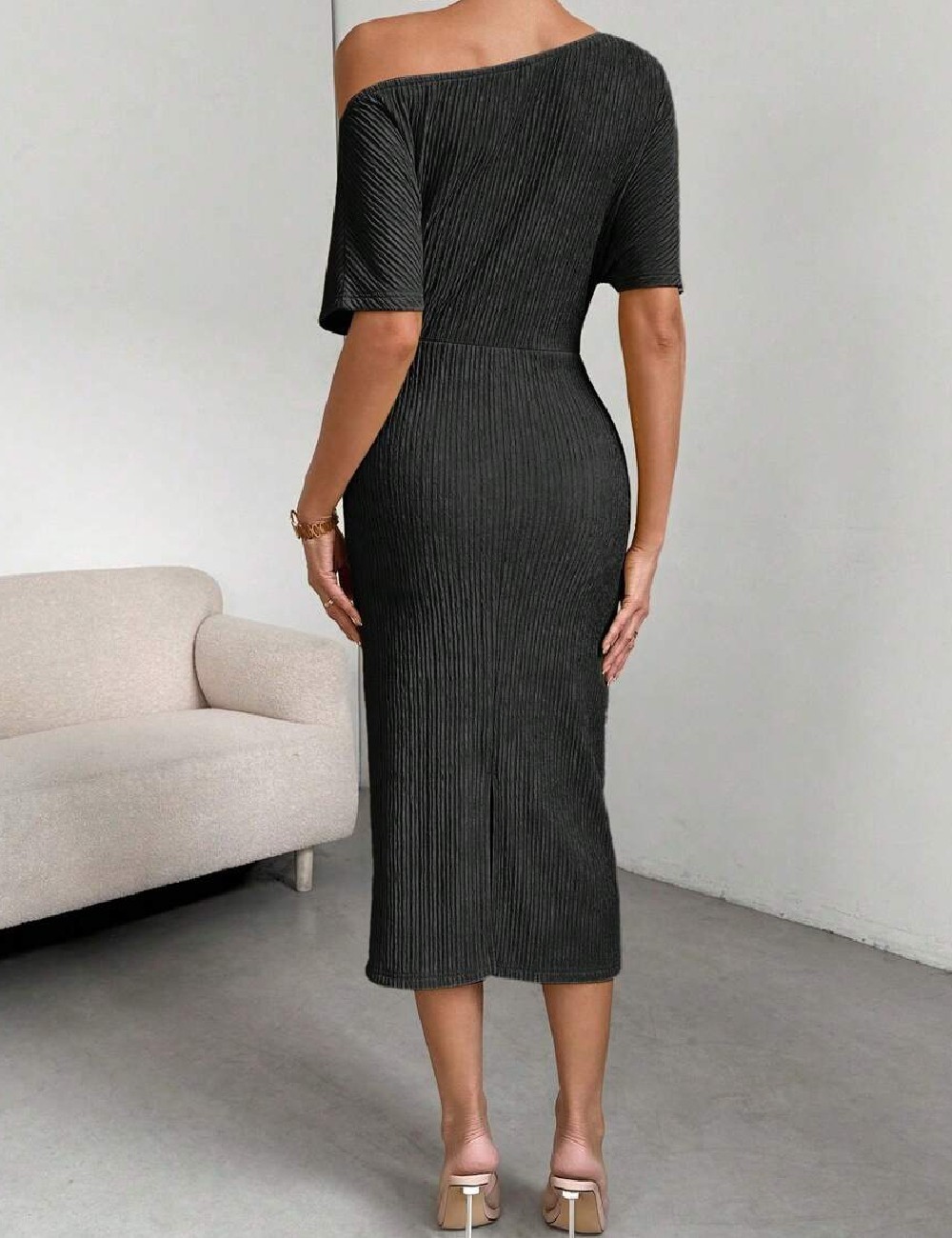 Rochie medie SHEIN, negru - 1 | YEO