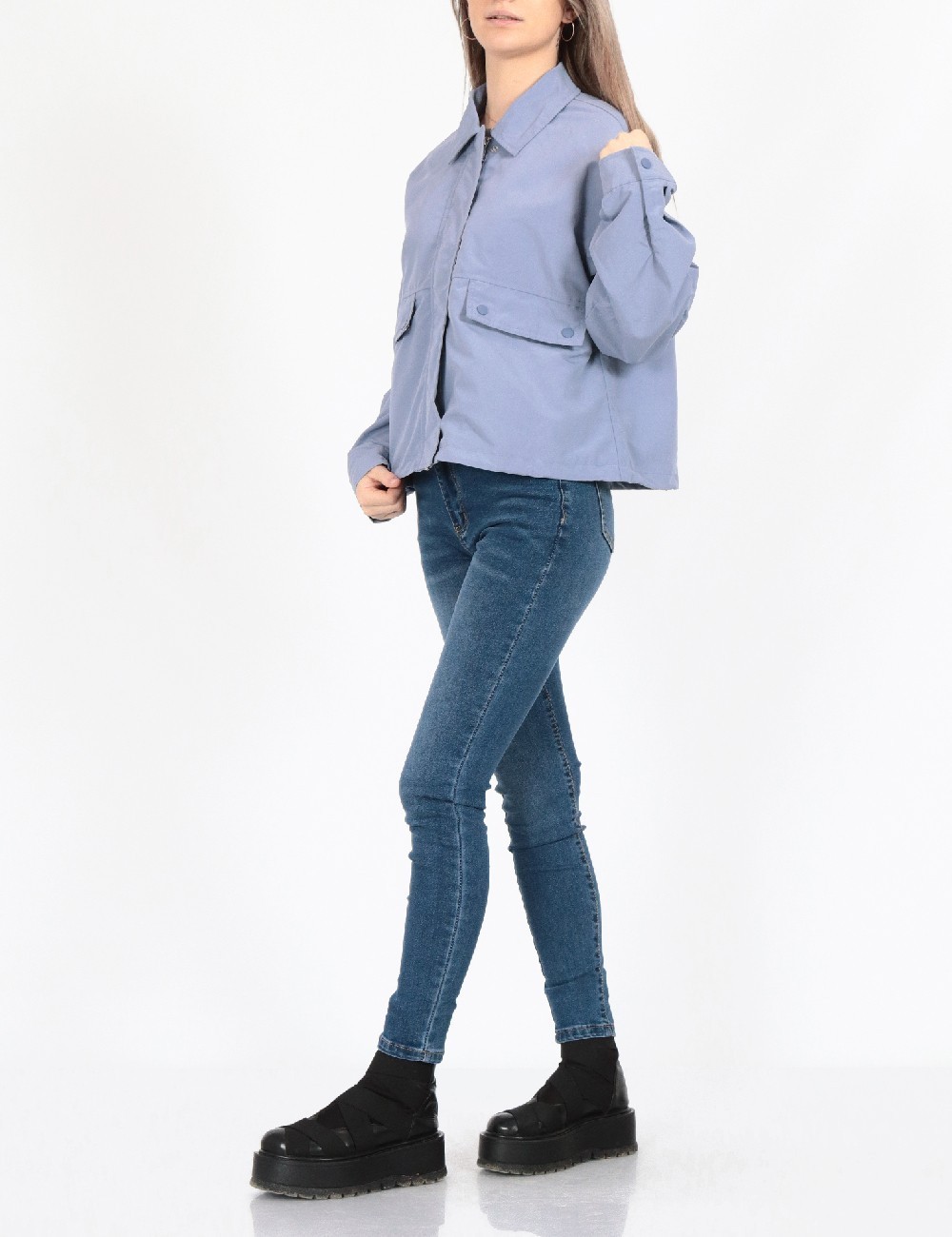 Jacheta Only, albastru - 1 | YEO