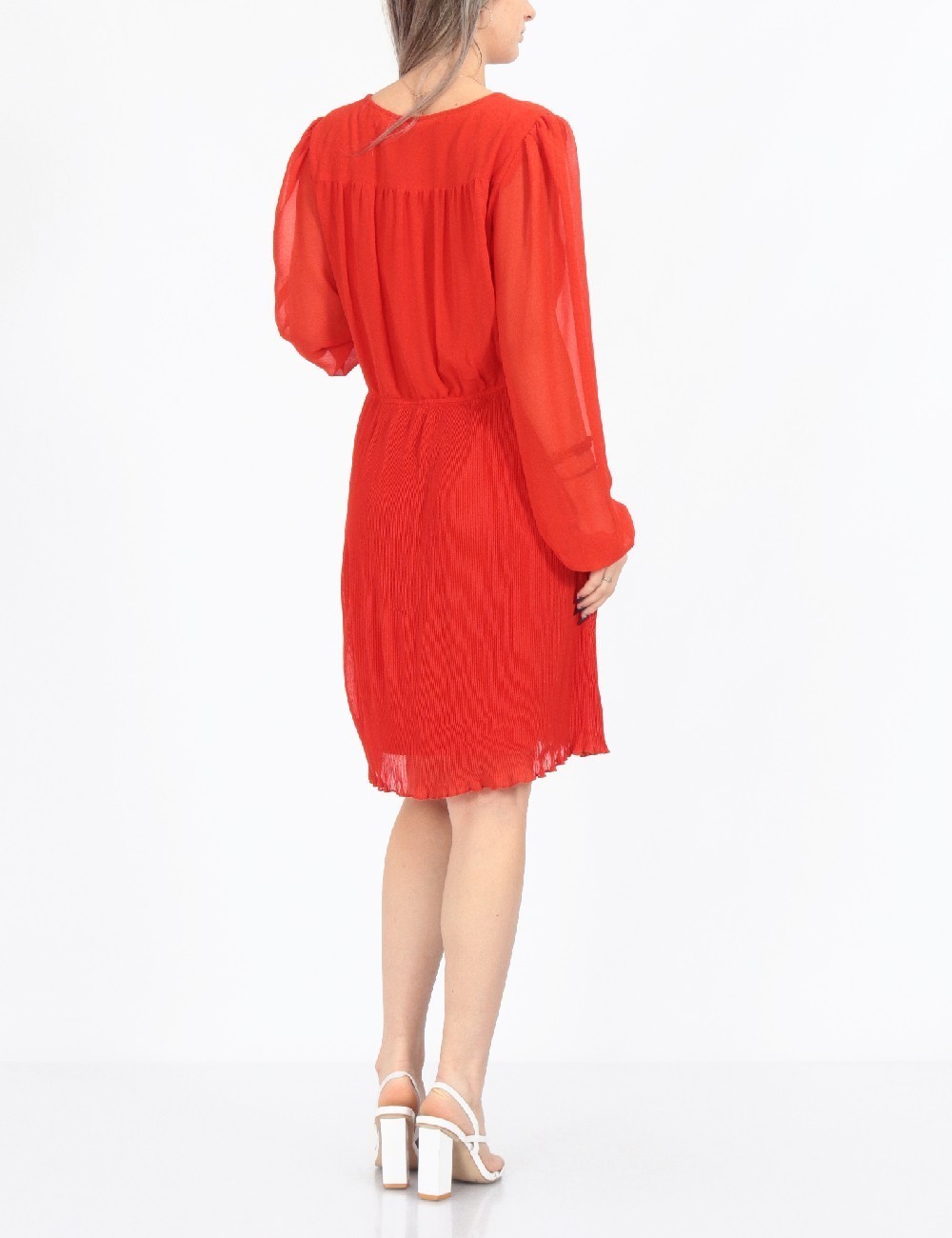 Rochie scurta Vero Moda, rosu - 1 | YEO