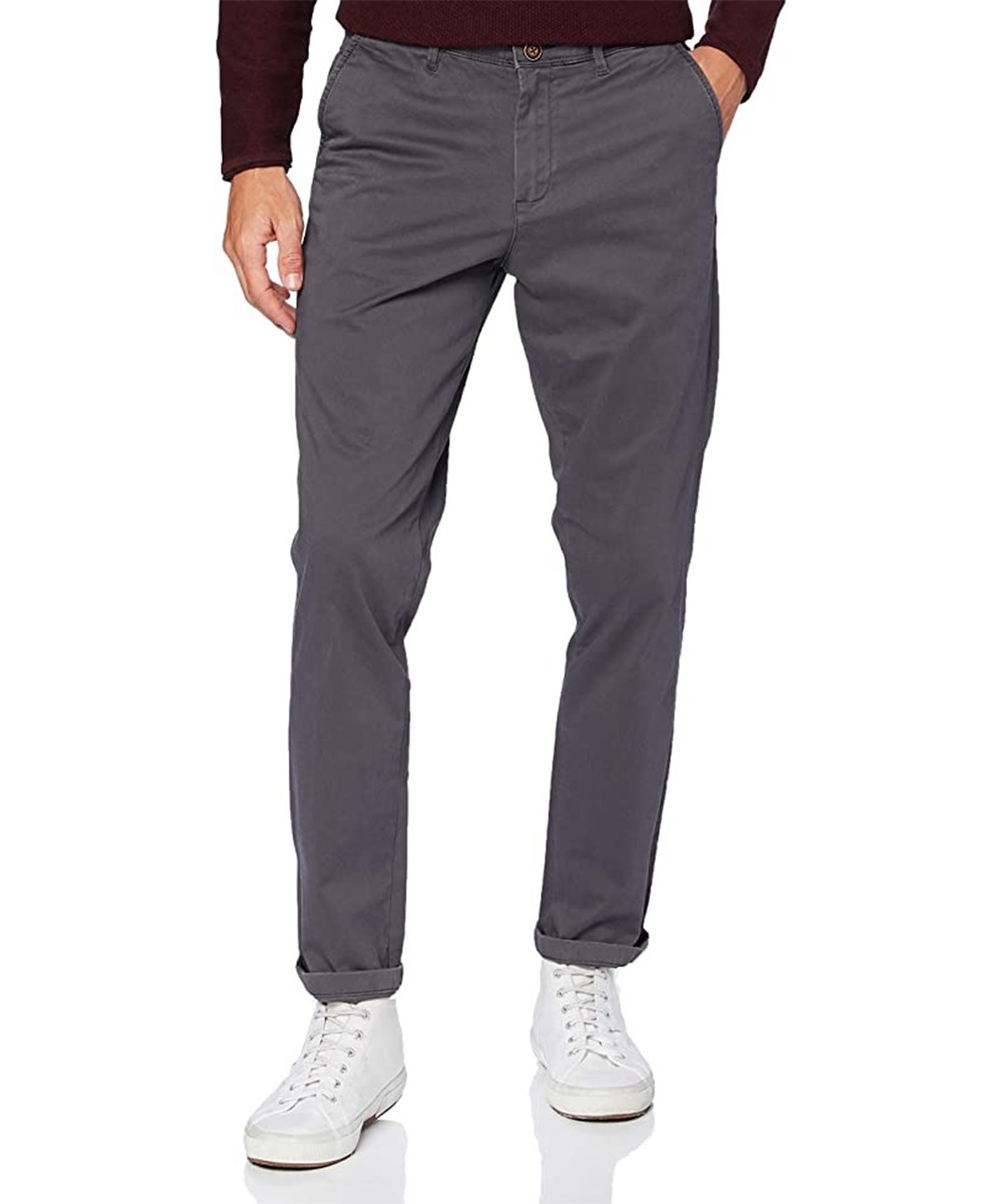 Pantaloni Jack&Jones, gri inchis