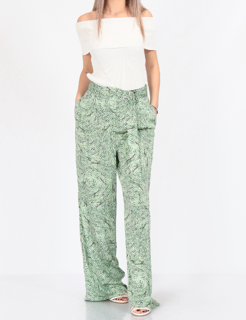 Pantaloni Vero Moda, verde - 1 | YEO
