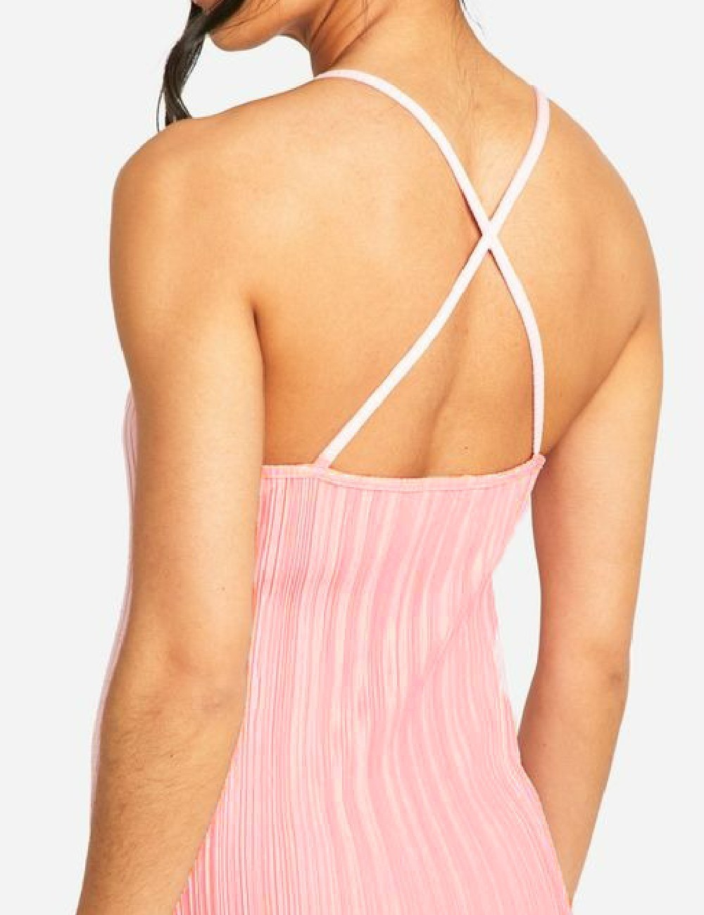 Rochie lunga Boohoo maternity, roz - 1 | YEO