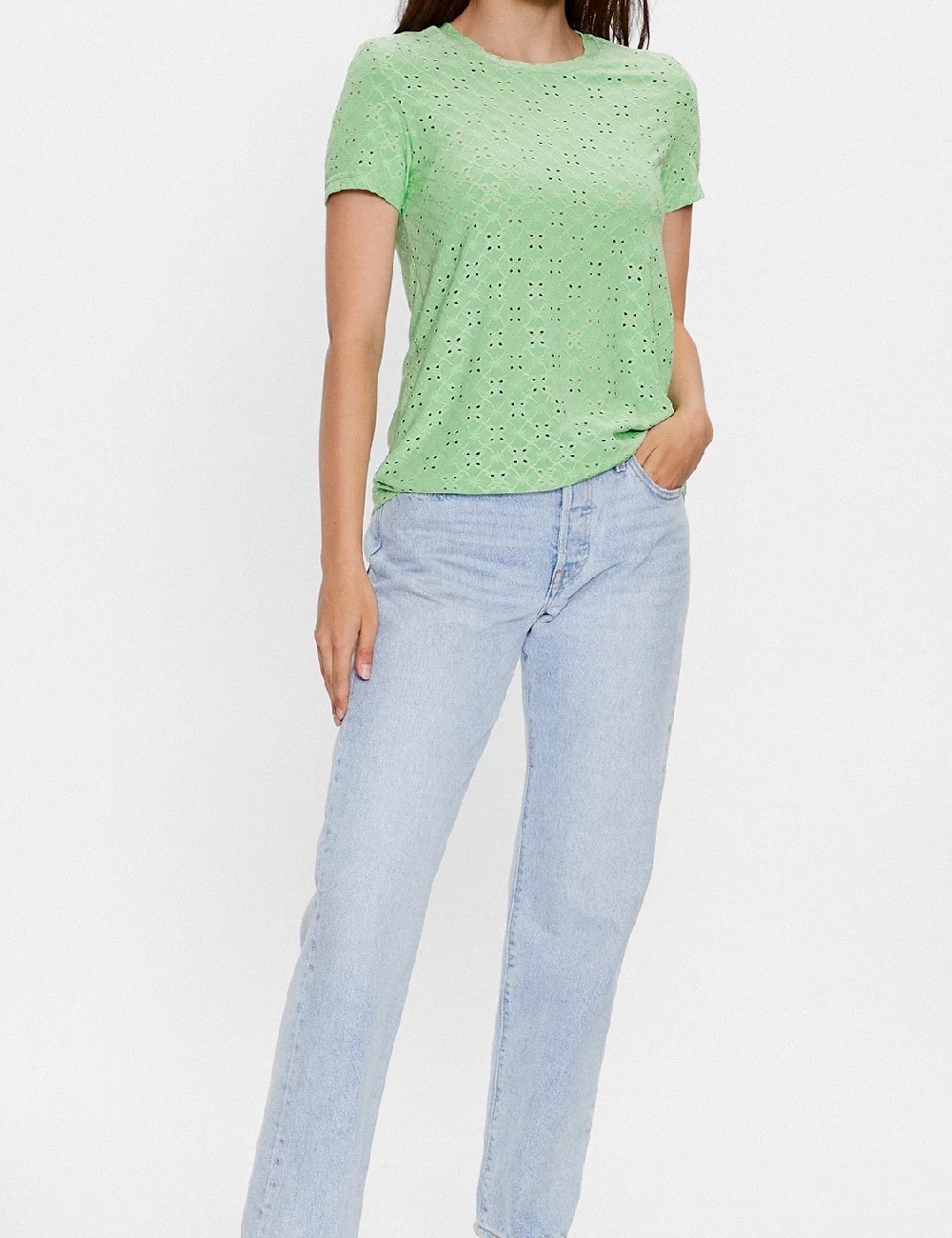 Tricou Jacqueline de Yong, verde - 1 | YEO