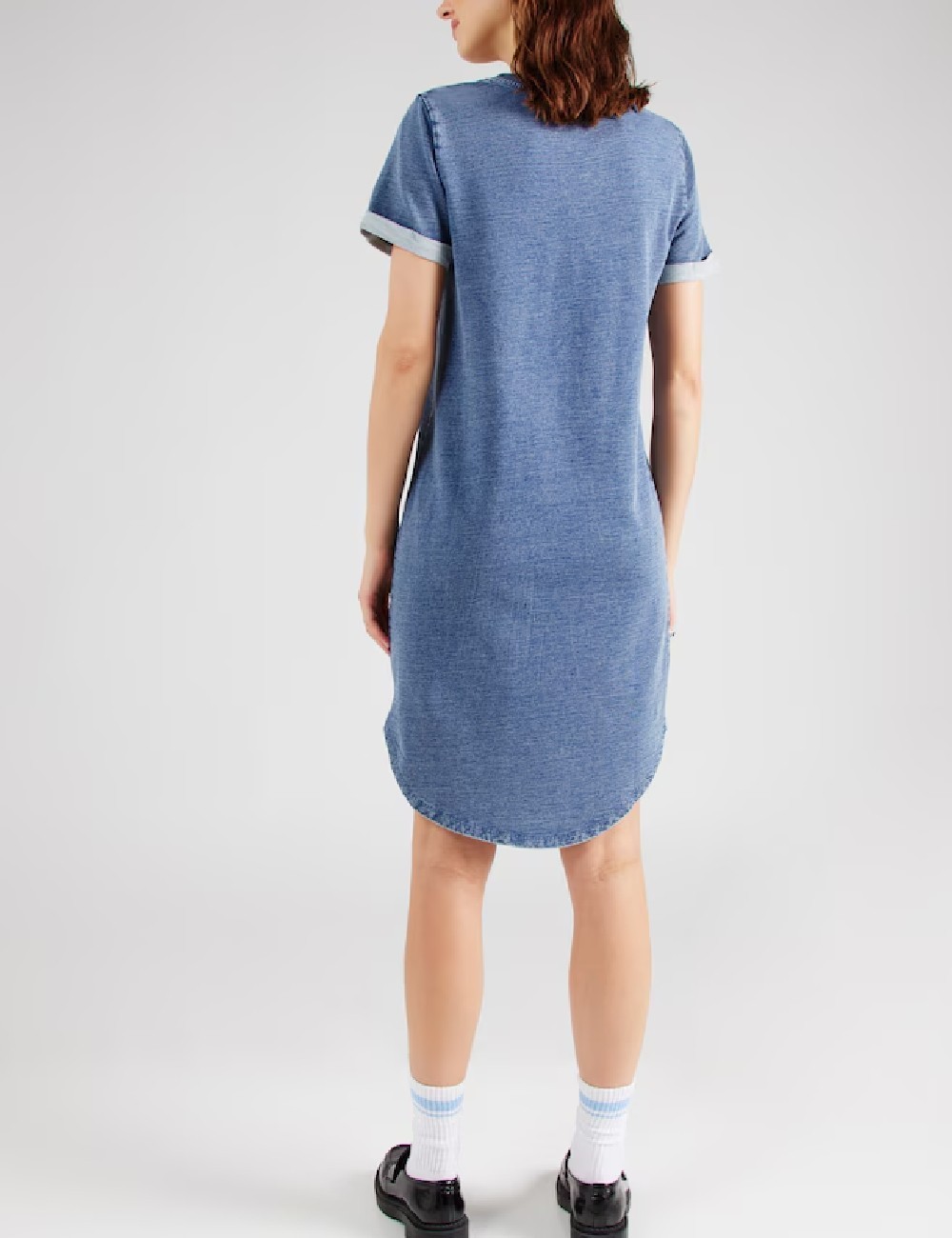 Rochie scurta Jacqueline de Yong, albastru - 1 | YEO